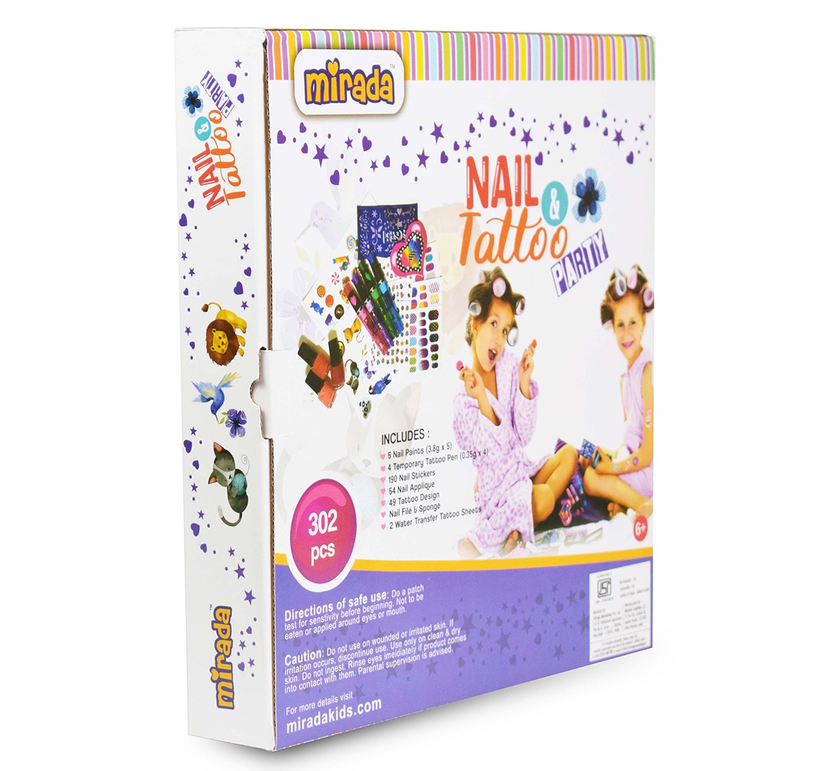 Mirada Nail & tattoo party Multicolor 6Y+