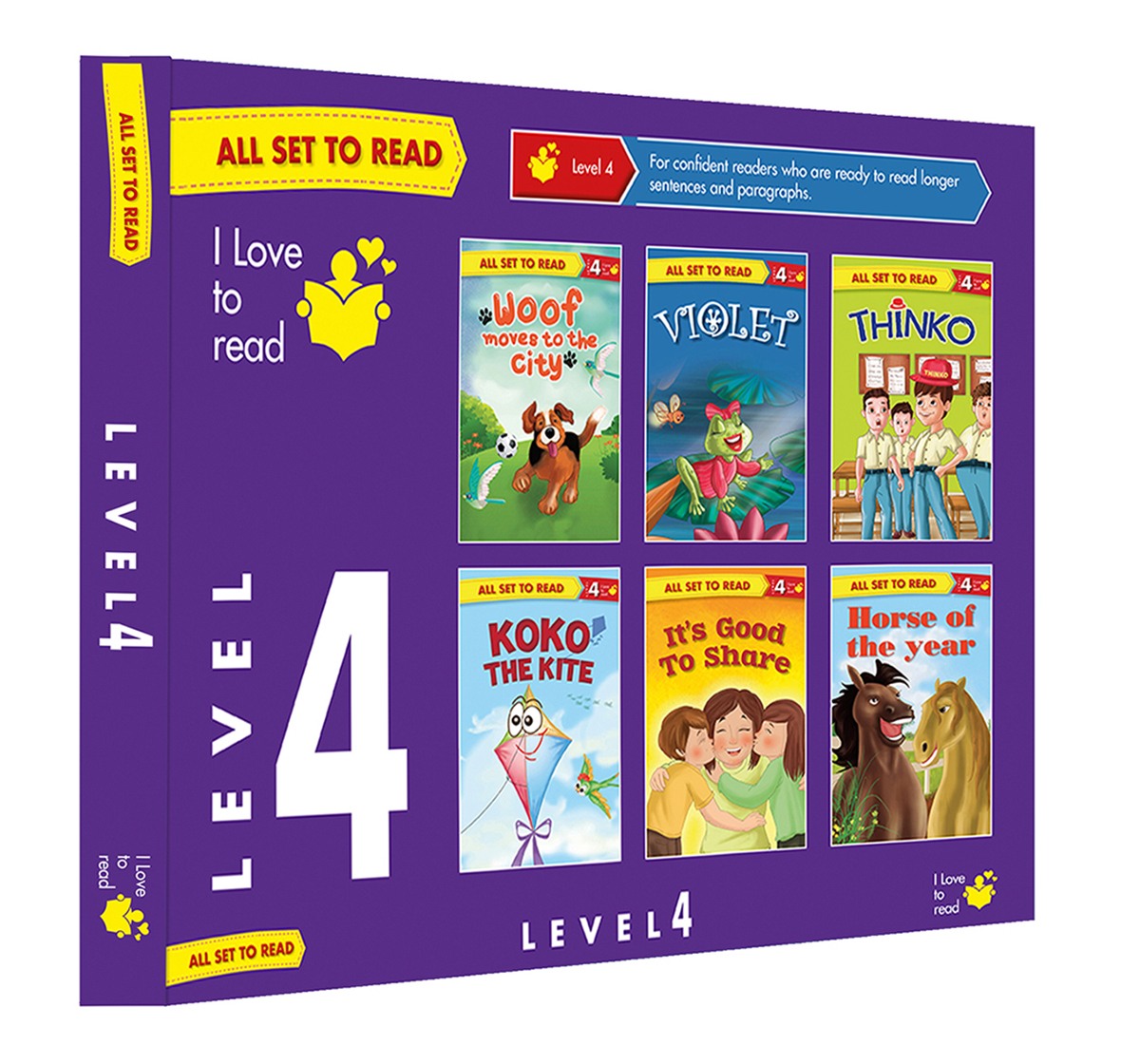 I Love To Read Level 4 Box Book
