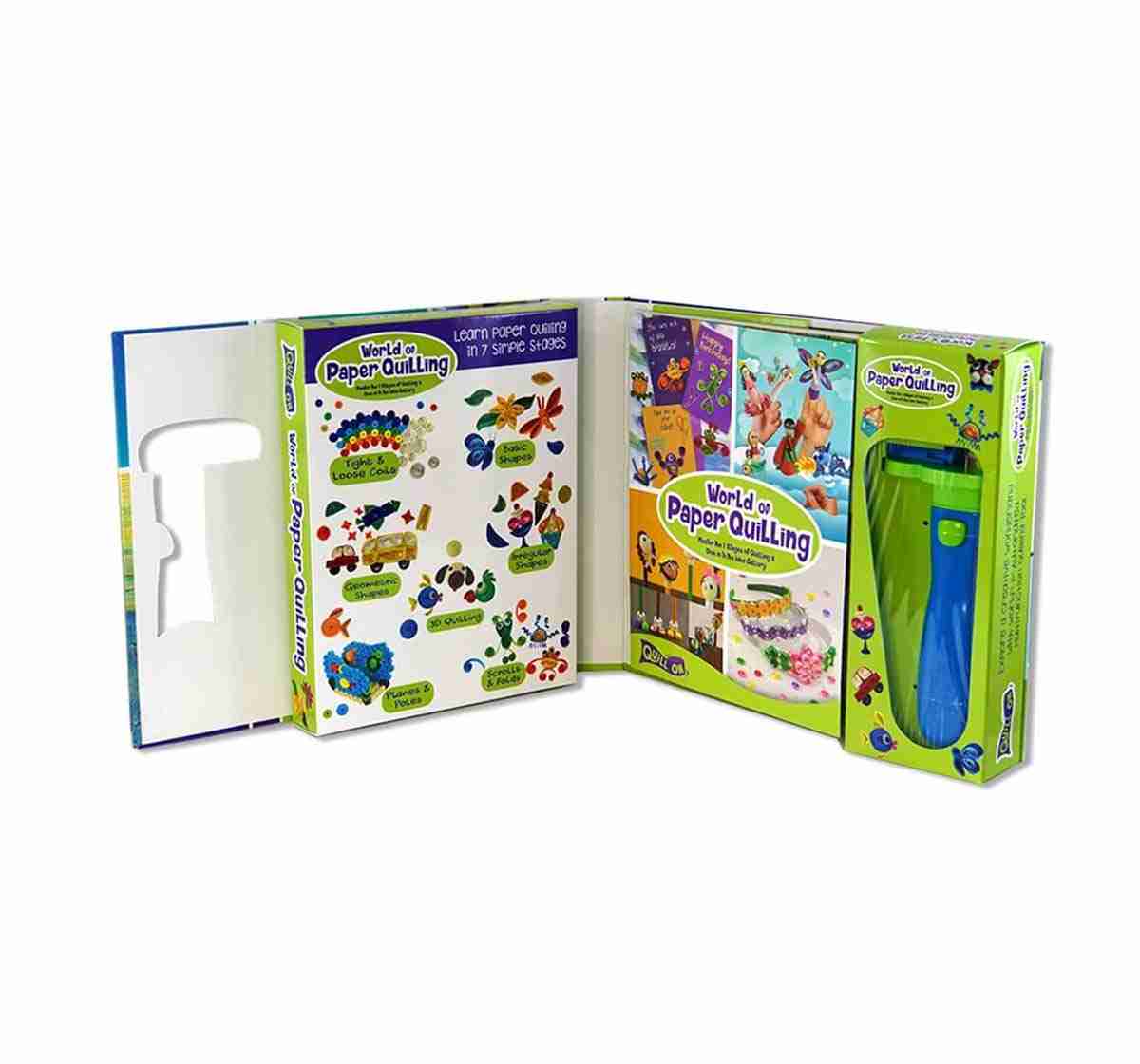 Imagimake Quill On World Of Paper Quilling DIY Art & Craft Kits for Kids age 3Y+