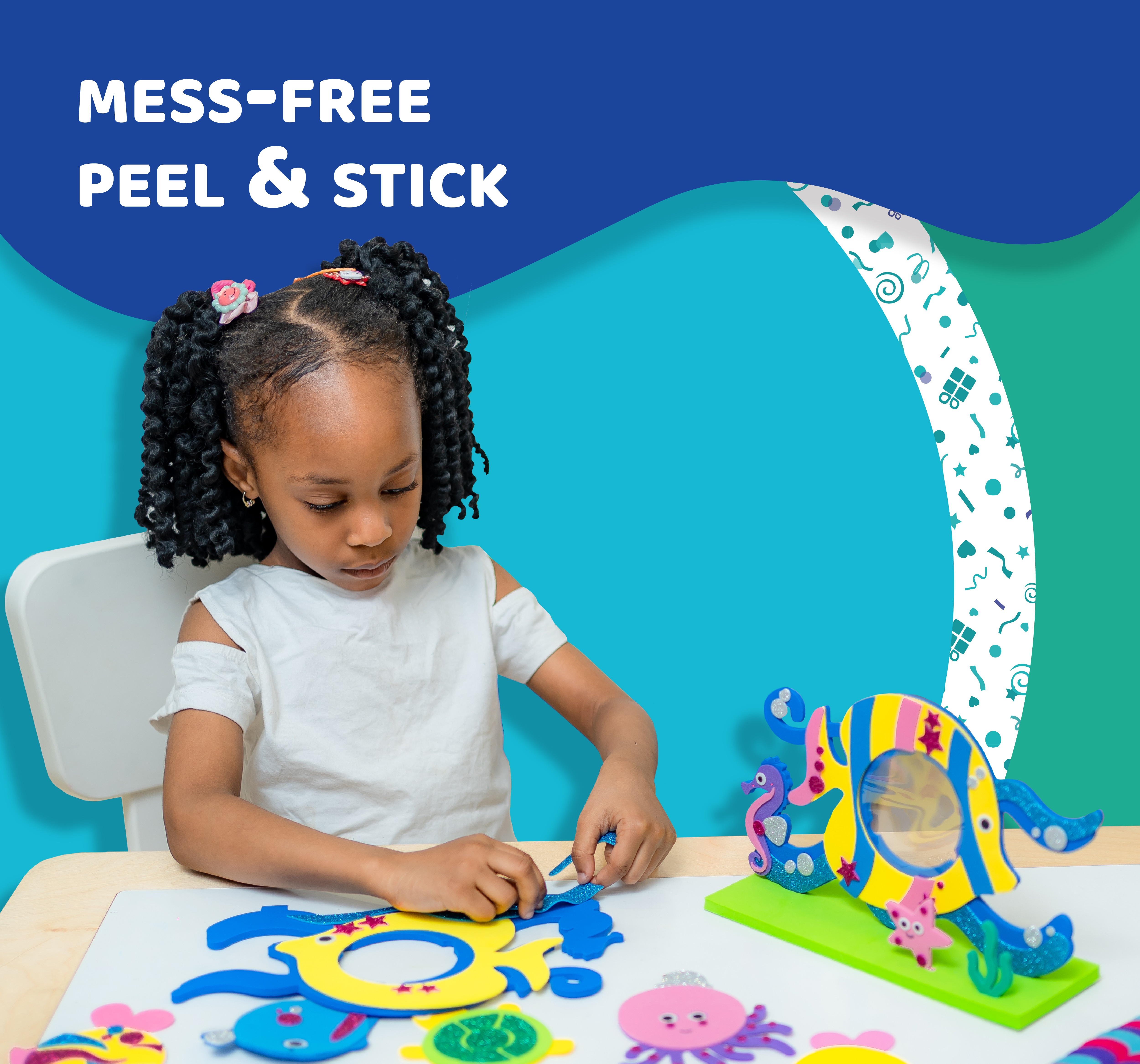 Jack in The Box Under the Sea 6-in-1 DIY  Art & Craft Kits for Kids age 3Y+