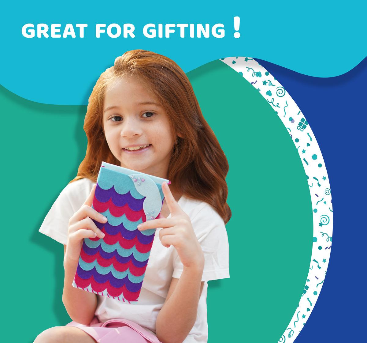 Jack in The Box Under the Sea 6-in-1 DIY  Art & Craft Kits for Kids age 3Y+