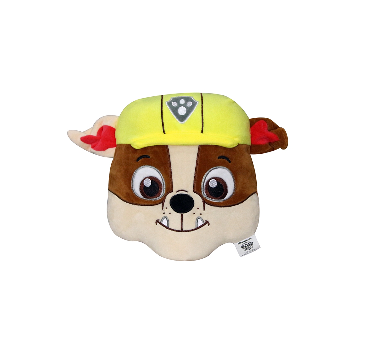 Paw Patrol | Paw Patrol Face Playtoy Rubble Plush Accessories for Kids age 12M+ - 30.48 Cm  0