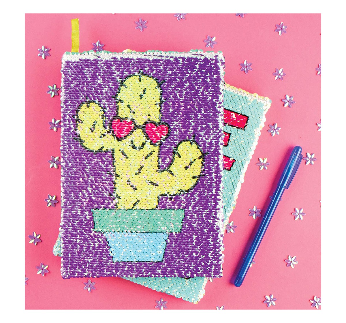 Fashion Angels Sequin Cactus/Reveal Journal Study & Desk Accessories for Girls age 6Y+