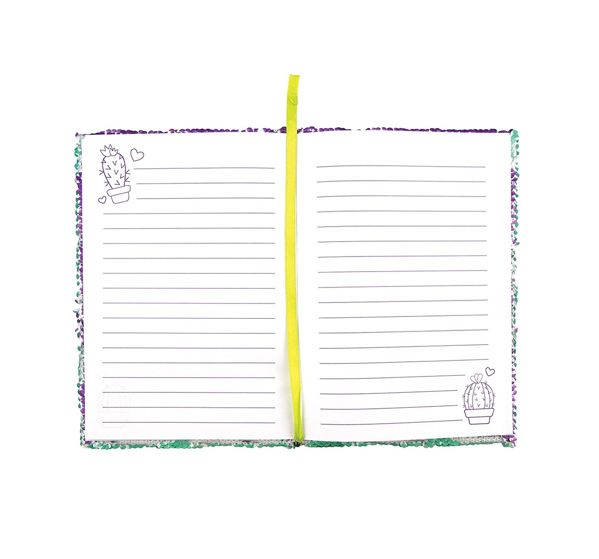 Fashion Angels Sequin Cactus/Reveal Journal Study & Desk Accessories for Girls age 6Y+