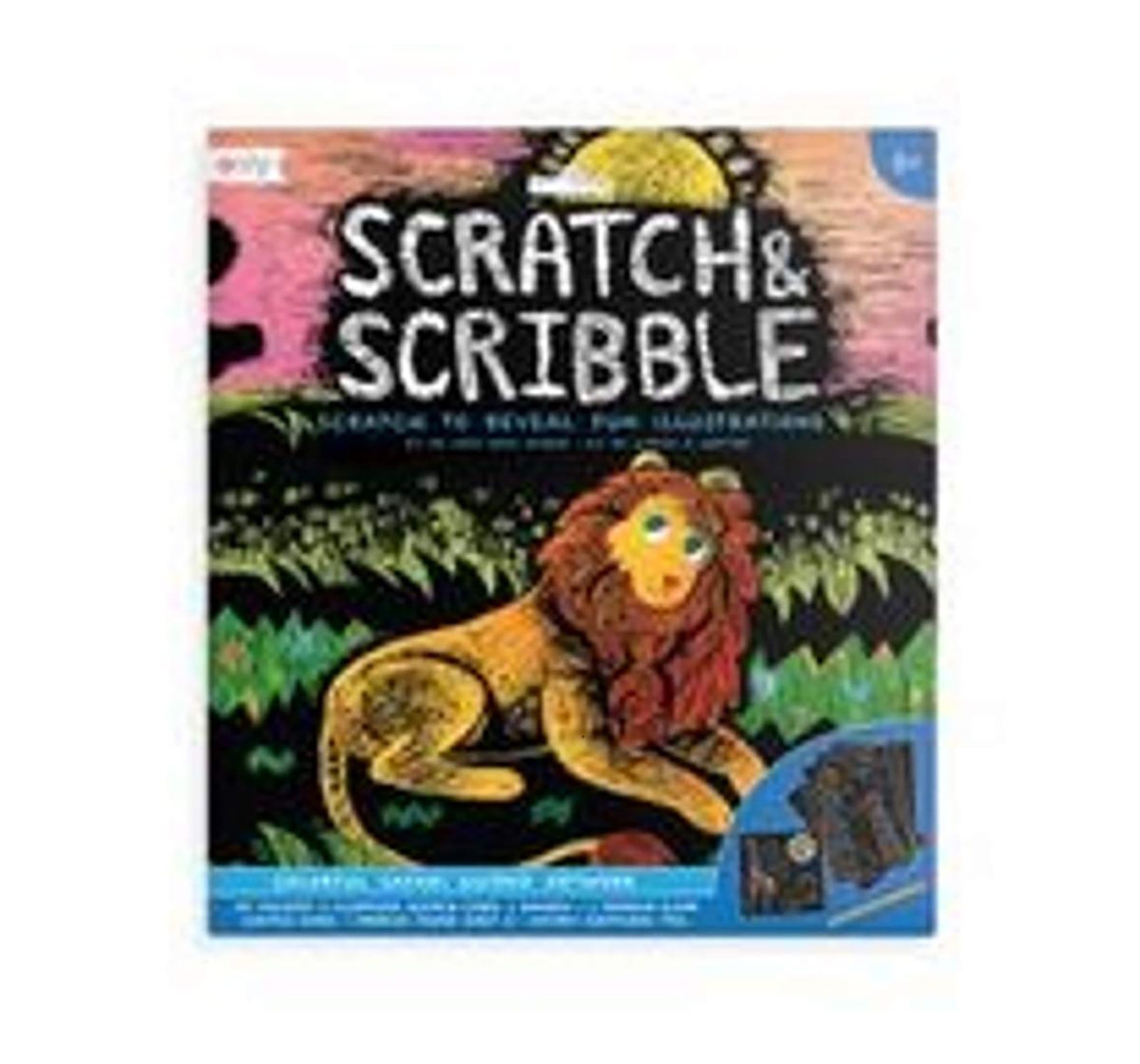 Ooly | Ooly Scratch And Scribble Magical Safari-Multicolor School Stationery for Kids age 6Y+ 1
