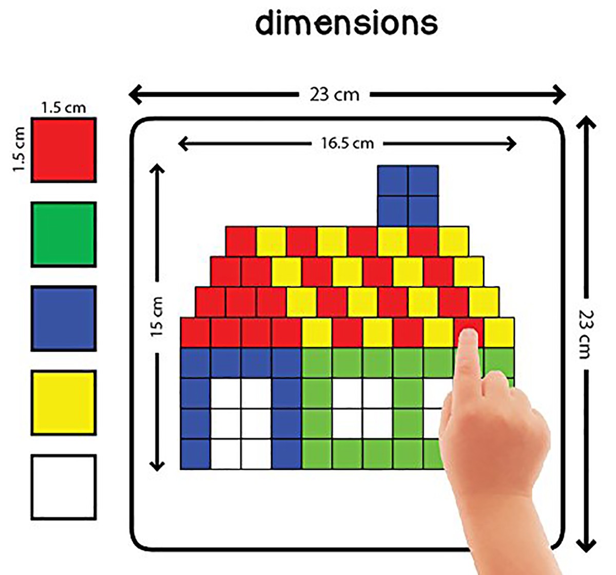 Play Panda Magnetic Puzzles : Squares With 250 Colorful Magnets, 100 Puzzle Book, Magnetic Board And Display Stand Puzzles for Kids Age 5Y+