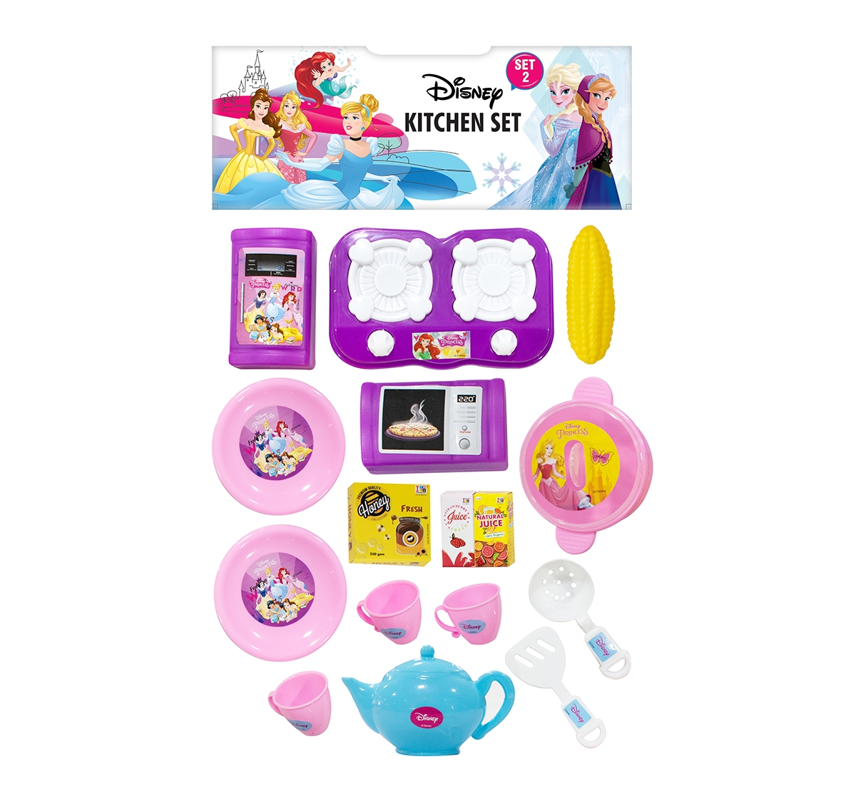 DISNEY | Disney Princess Kitchen set of 16 pcs. role play toys for kids, 3Y+ 2
