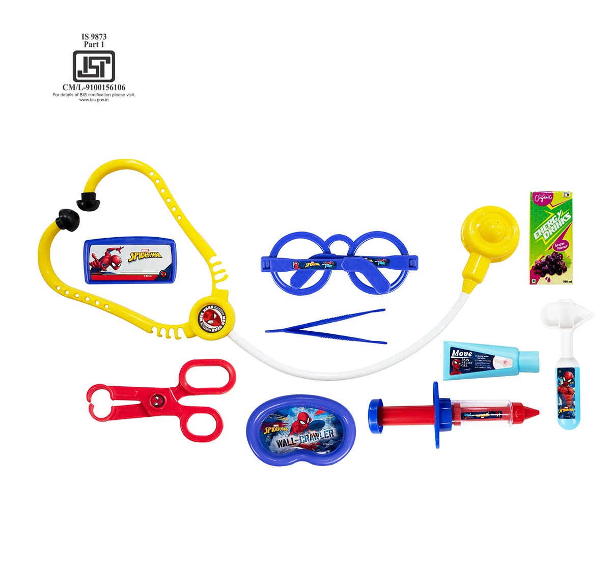 I Toys Spiderman Docter Set Roleplay Sets for Kids Age 4Y+