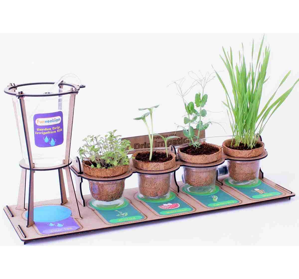 Funvention Garden Drip Irrigation Kit Stem for Kids Age 5Y+
