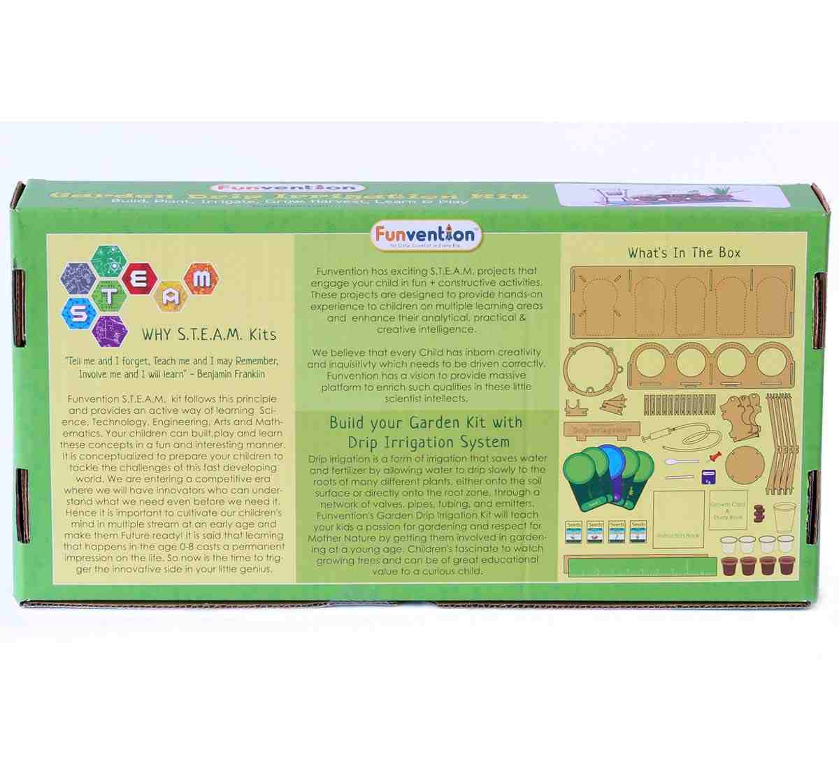 Funvention Garden Drip Irrigation Kit Stem for Kids Age 5Y+