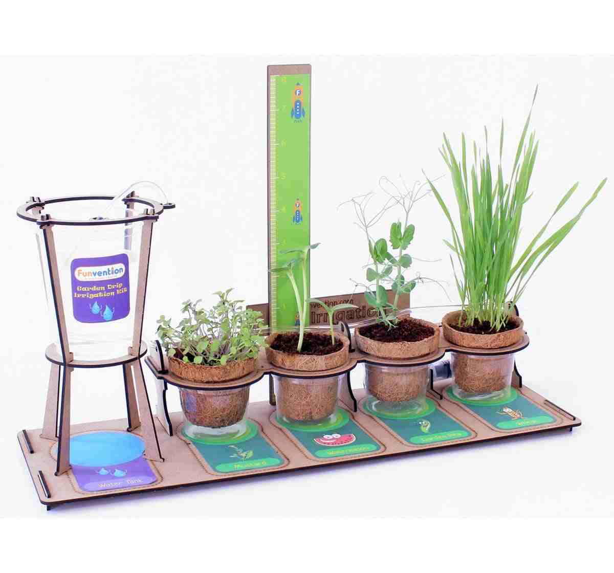 Funvention Garden Drip Irrigation Kit Stem for Kids Age 5Y+
