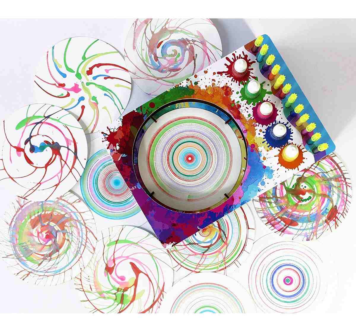 Funvention Spin Art Machine Stem for Kids Age 8Y+