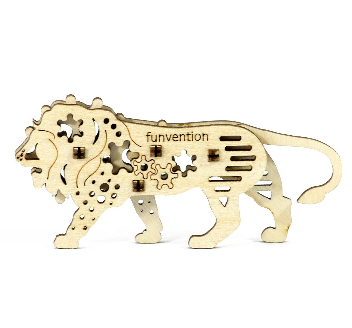 Funvention Fun Fidgets - Jungle - Lion Model Stem for Kids Age 5Y+