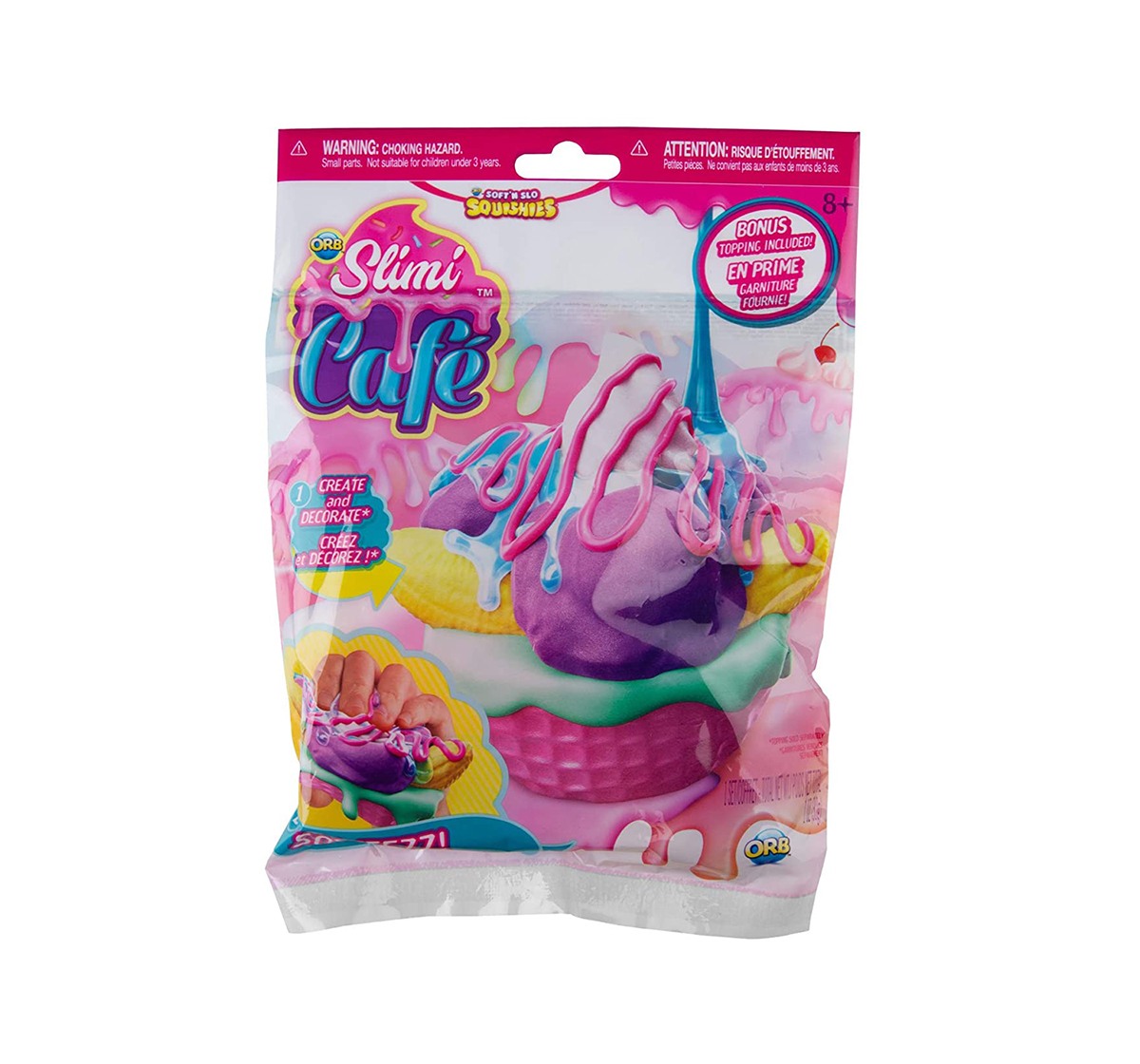 Slimi Cafe Orb  Squishies Assorted Sand, Slime & Others for Kids age 5Y+