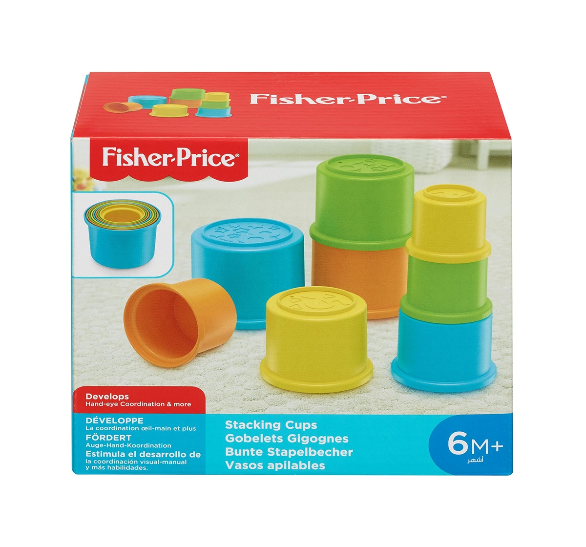 Fisher-Price | Fisher Price Stacking Cups Activity Toys for Kids age 6M+  6