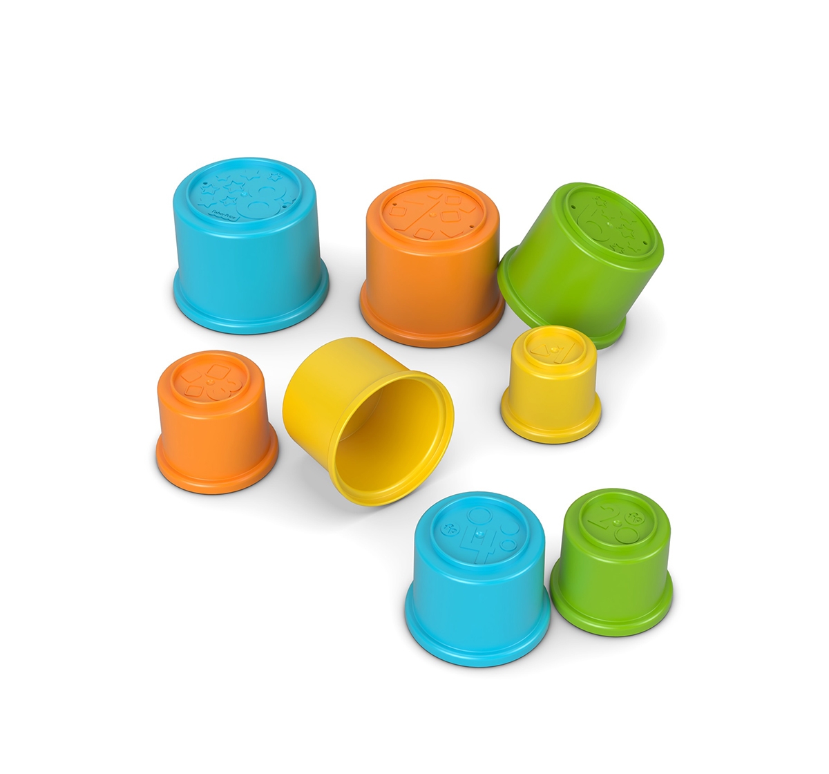 Fisher-Price | Fisher Price Stacking Cups Activity Toys for Kids age 6M+  2