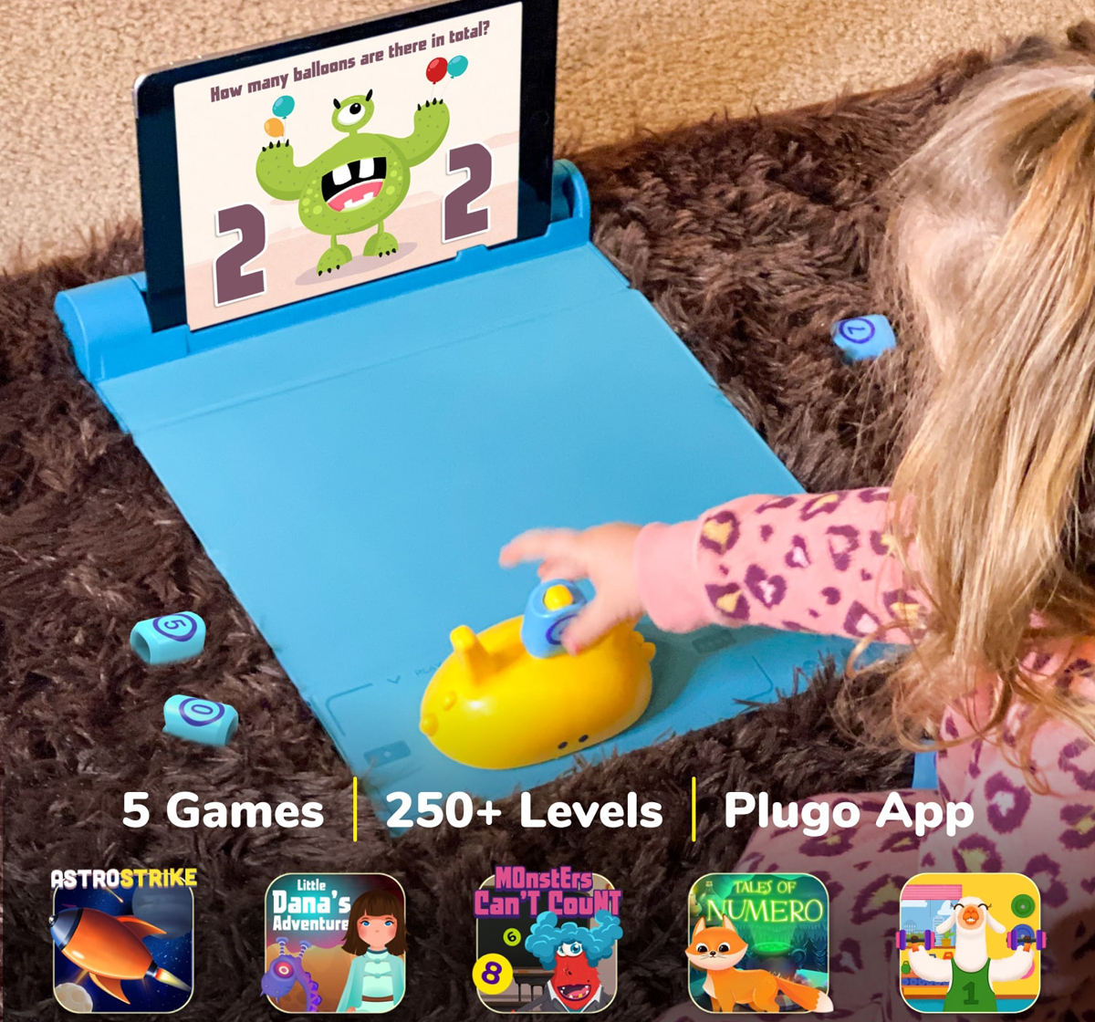 Playshifu Shifu Plugo Count - Hands On Math Kit Games for Kids age 5Y+