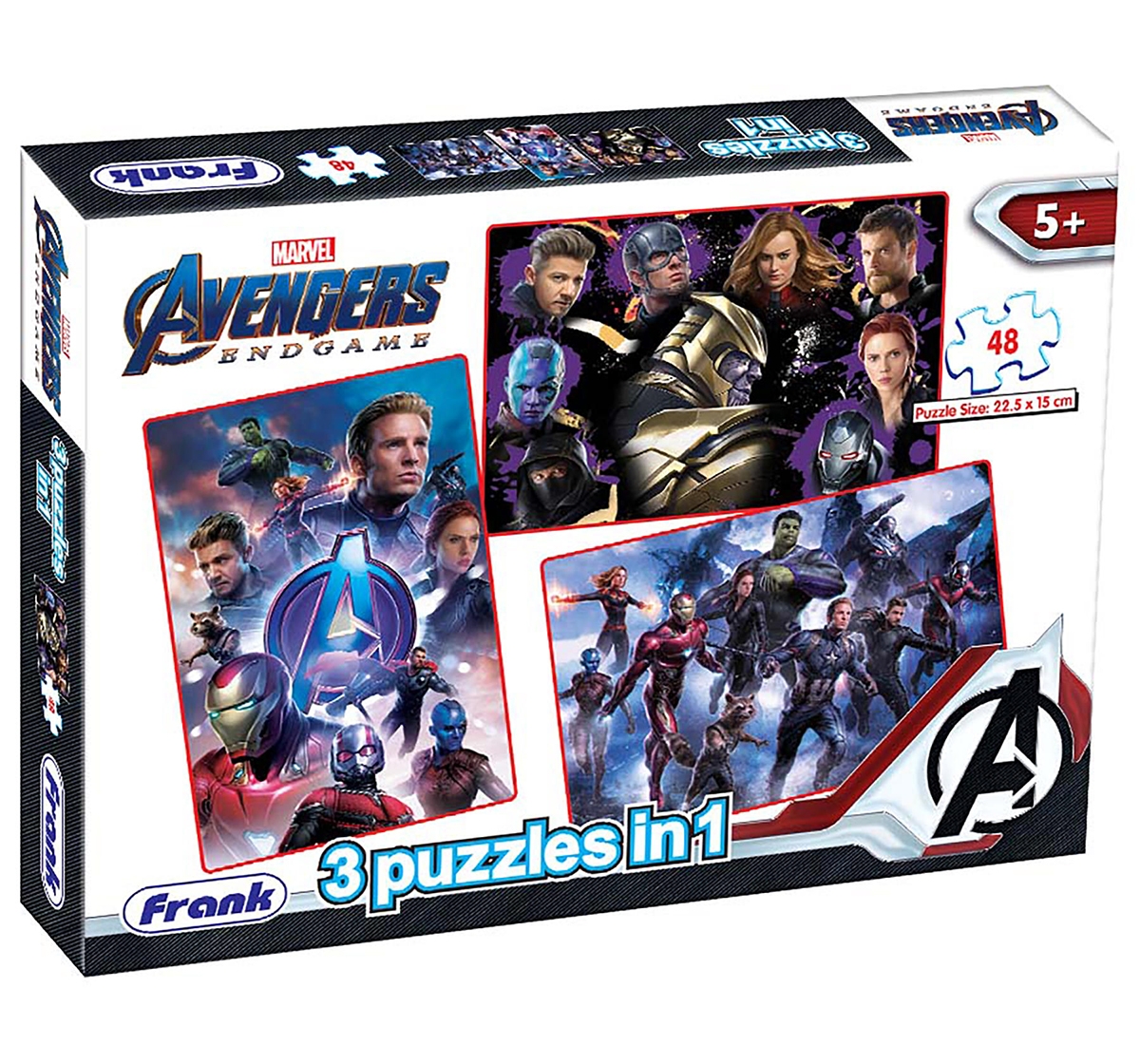 Frank | Frank Avengers End Game 3 In 1 Puzzle for Kids age 5Y+  0