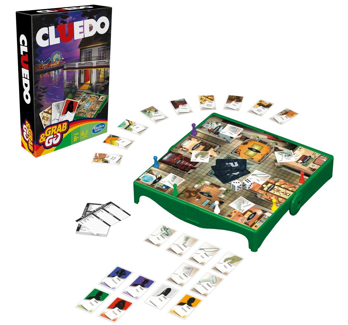Hasbro Clue Grab and Go Game Multicolor 8Y+