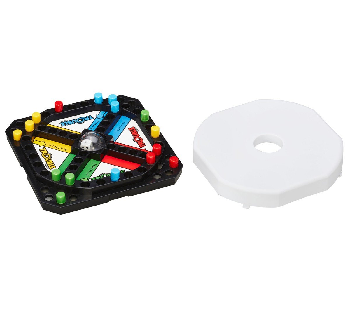 Hasbro Gaming Pop O Matic Trouble Grab and Go Game Multicolor 8Y+