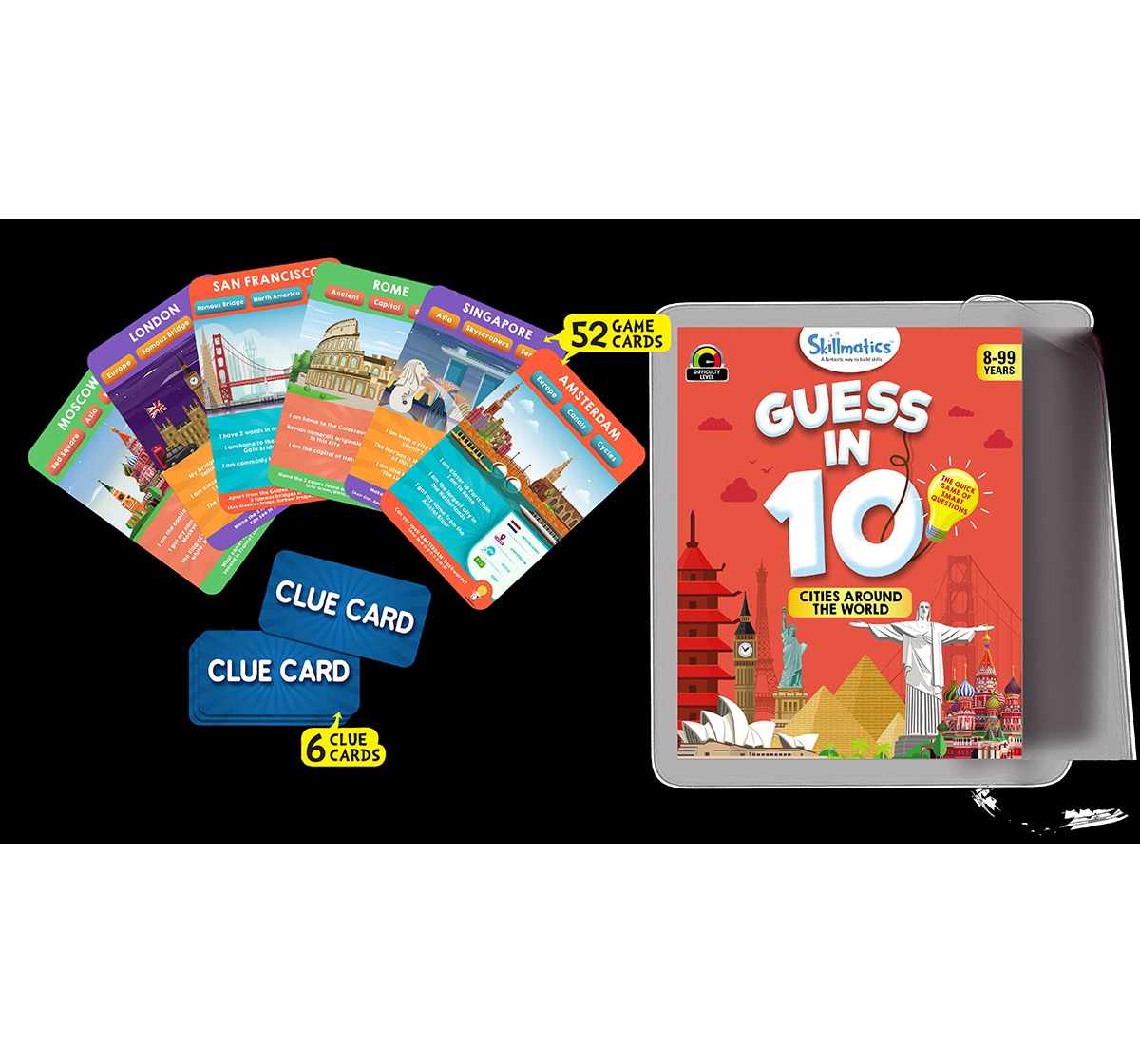 Skillmatics Guess In 10 Cities Around The World Games for Kids age 8Y+