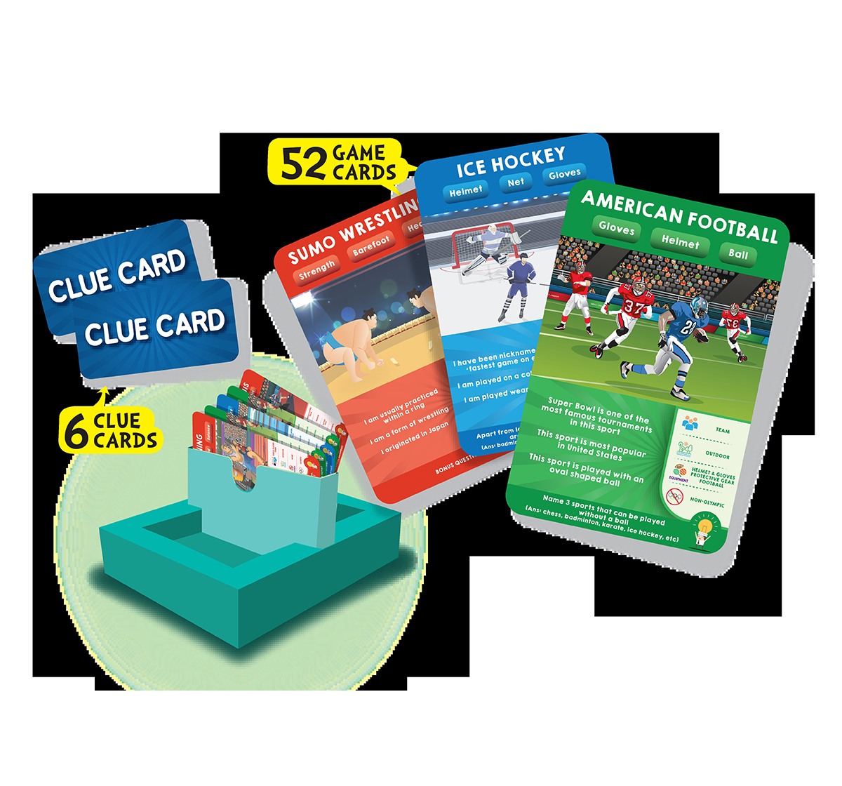 Skillmatics Guess In 10 World of Sports Games for Kids age 6Y+