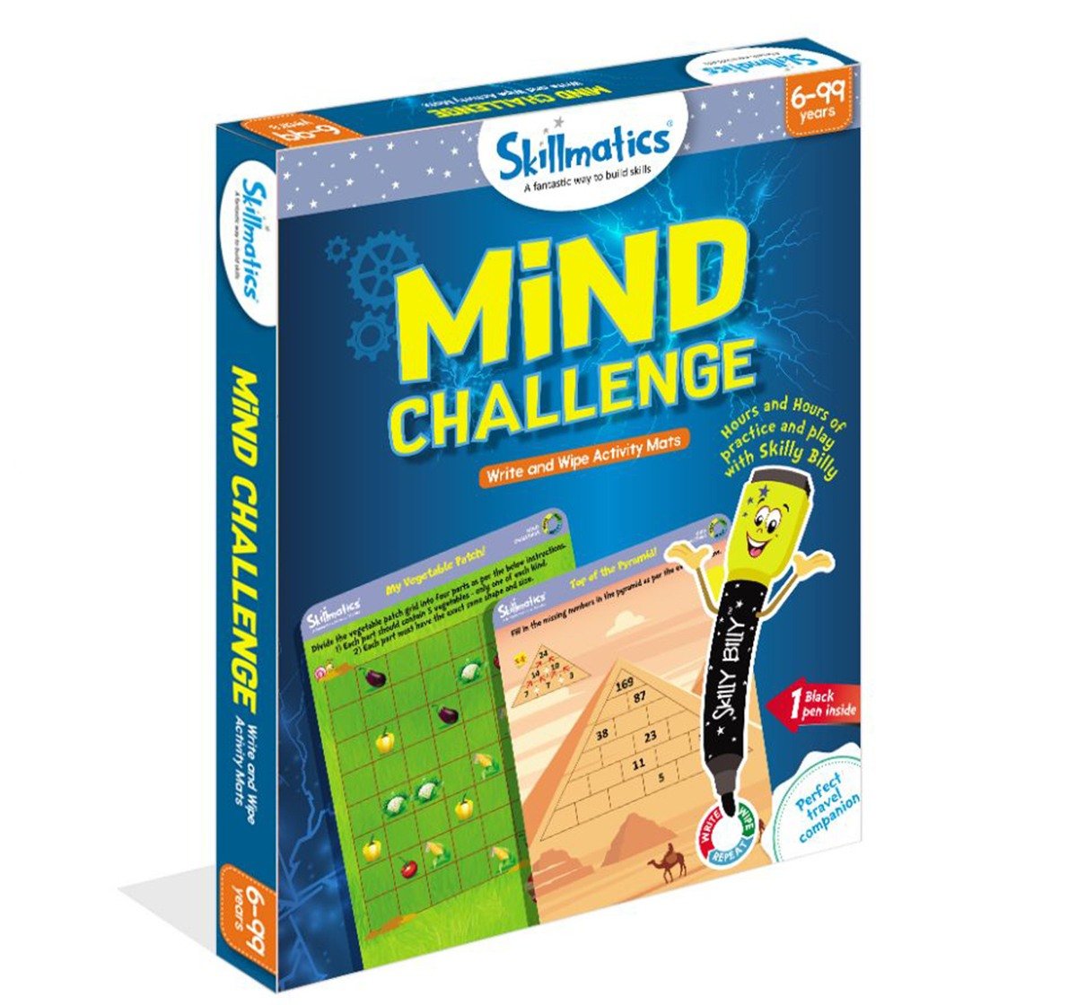Skillmatics Mind Challenge Polypropylene Puzzle Multicolor 3Y+