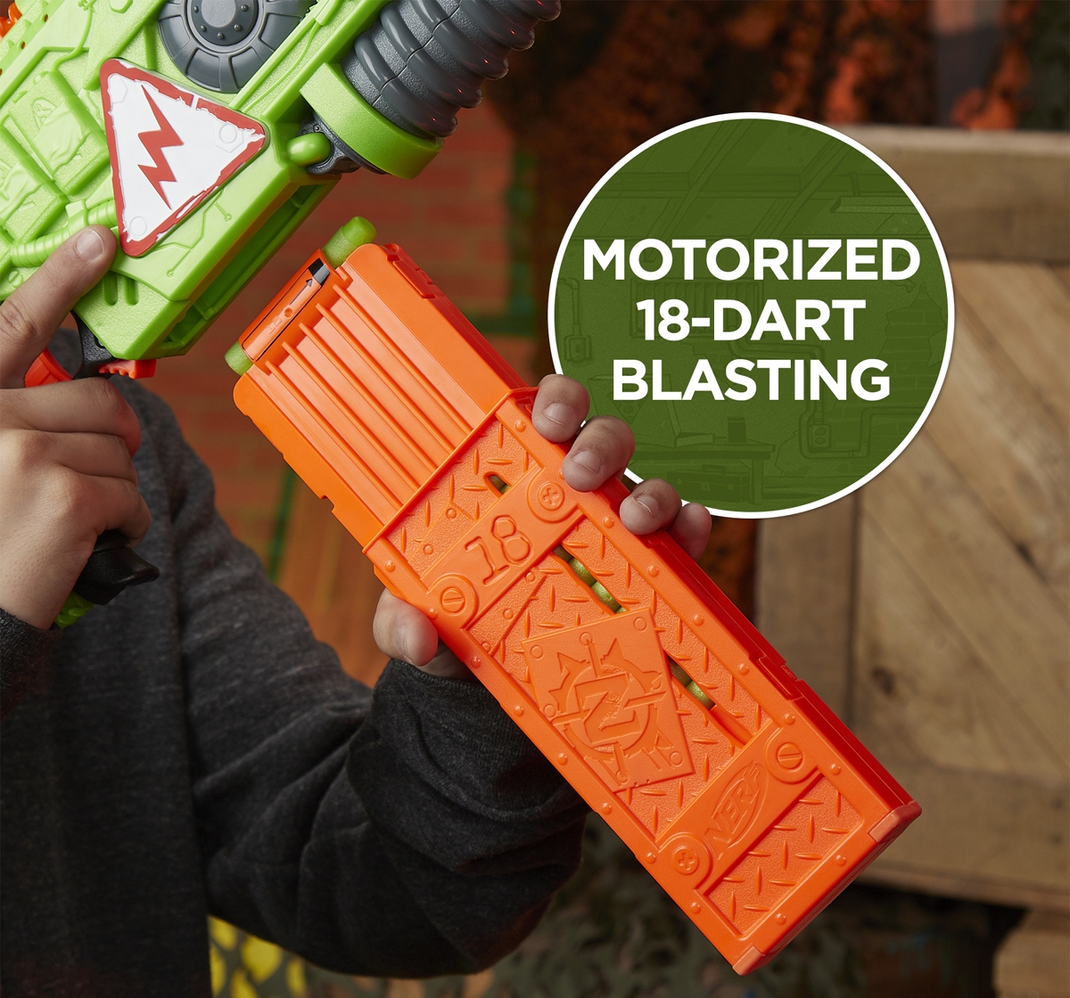 Nerf | Nerf Revoltinator Zombie Strike Toy Blaster for kids 8Y+, Multicolour 3