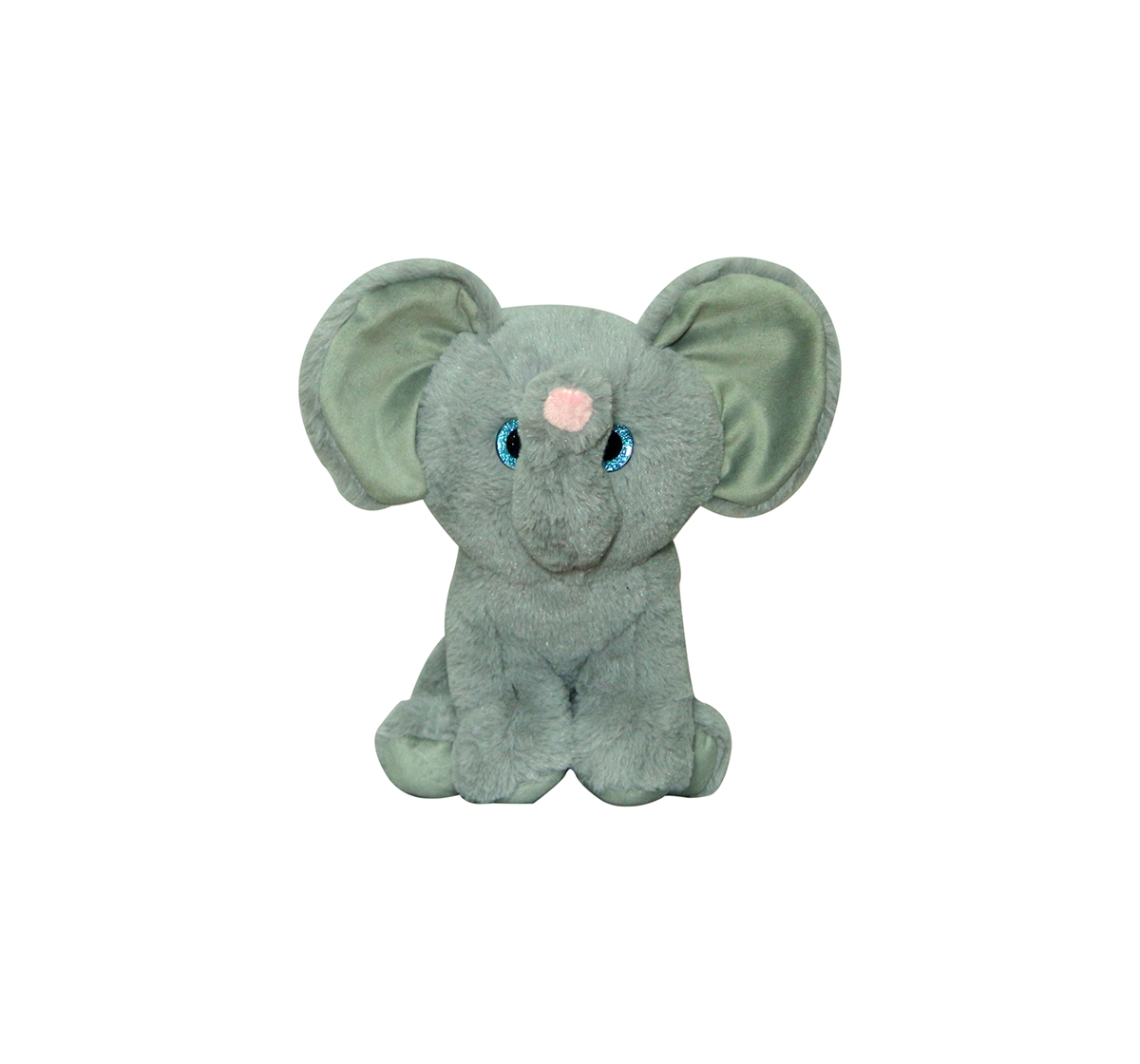 Soft Buddies | Softbuddies Big Eye Elephant Quirky Soft Toys for Kids age 3Y+ - 30 Cm (Grey) 0