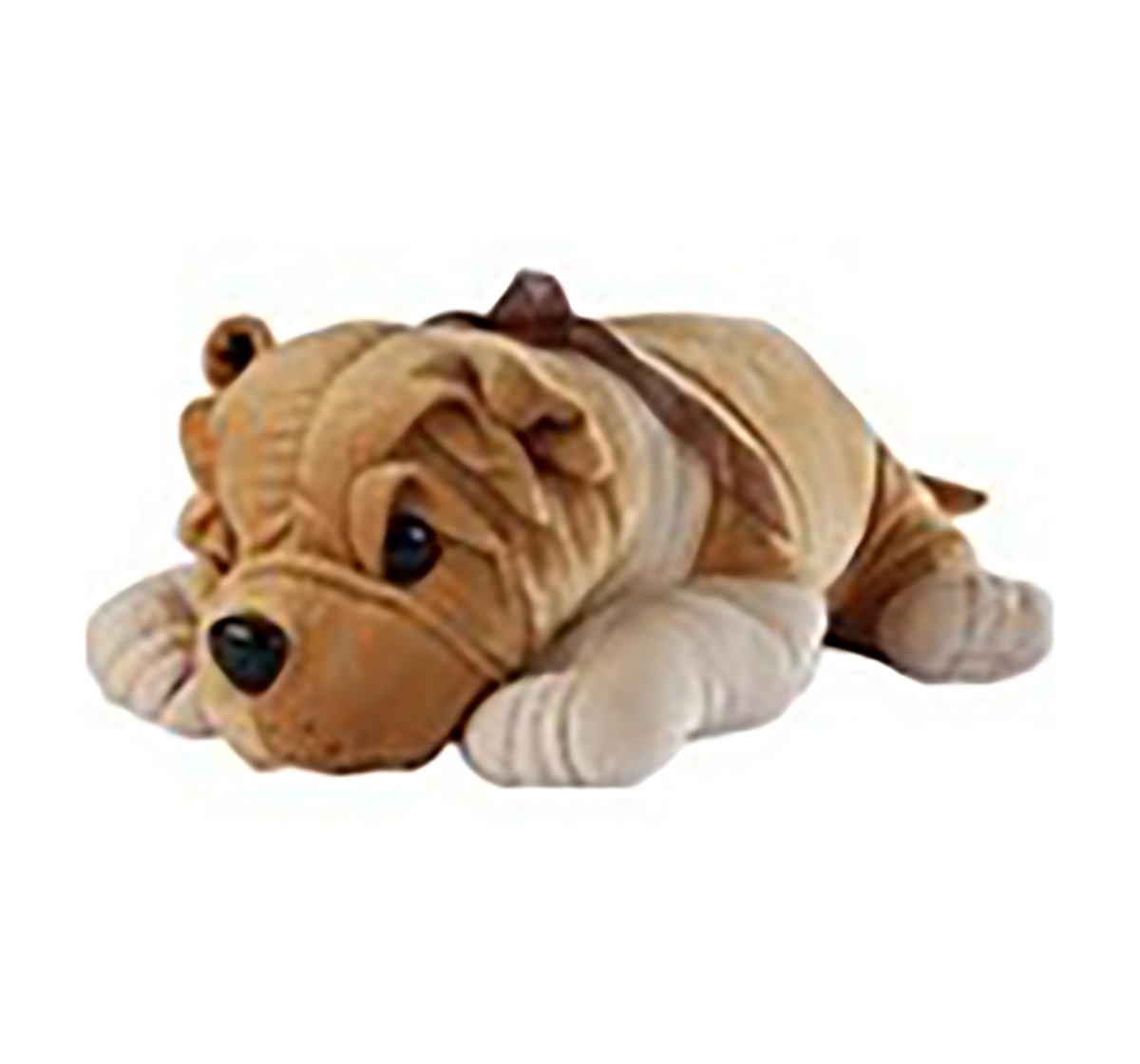 Soft Buddies Lying Bull Dog Large Quirky Soft Toys for Kids age 3Y+ - 37 Cm (Brown)