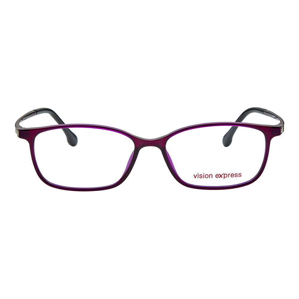 Full Rim Ultem Rectangle Purple Medium Vision Express 12070 Eyeglasses