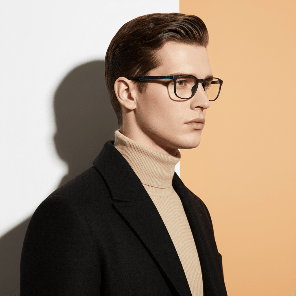 Blue Square Frame for Men ELITE