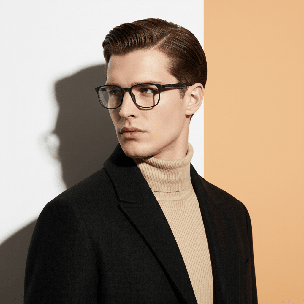 Blue Square Frame for Men ELITE