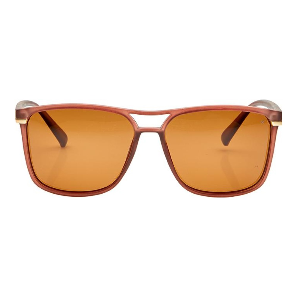 Rectangle Polarised Lens Brown Solid Full Rim Medium Vision Express 21792P Sunglasses