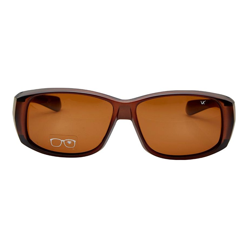Wrap Polarised Lens Brown Solid Full Rim Medium Vision Express 81187P Sunglasses