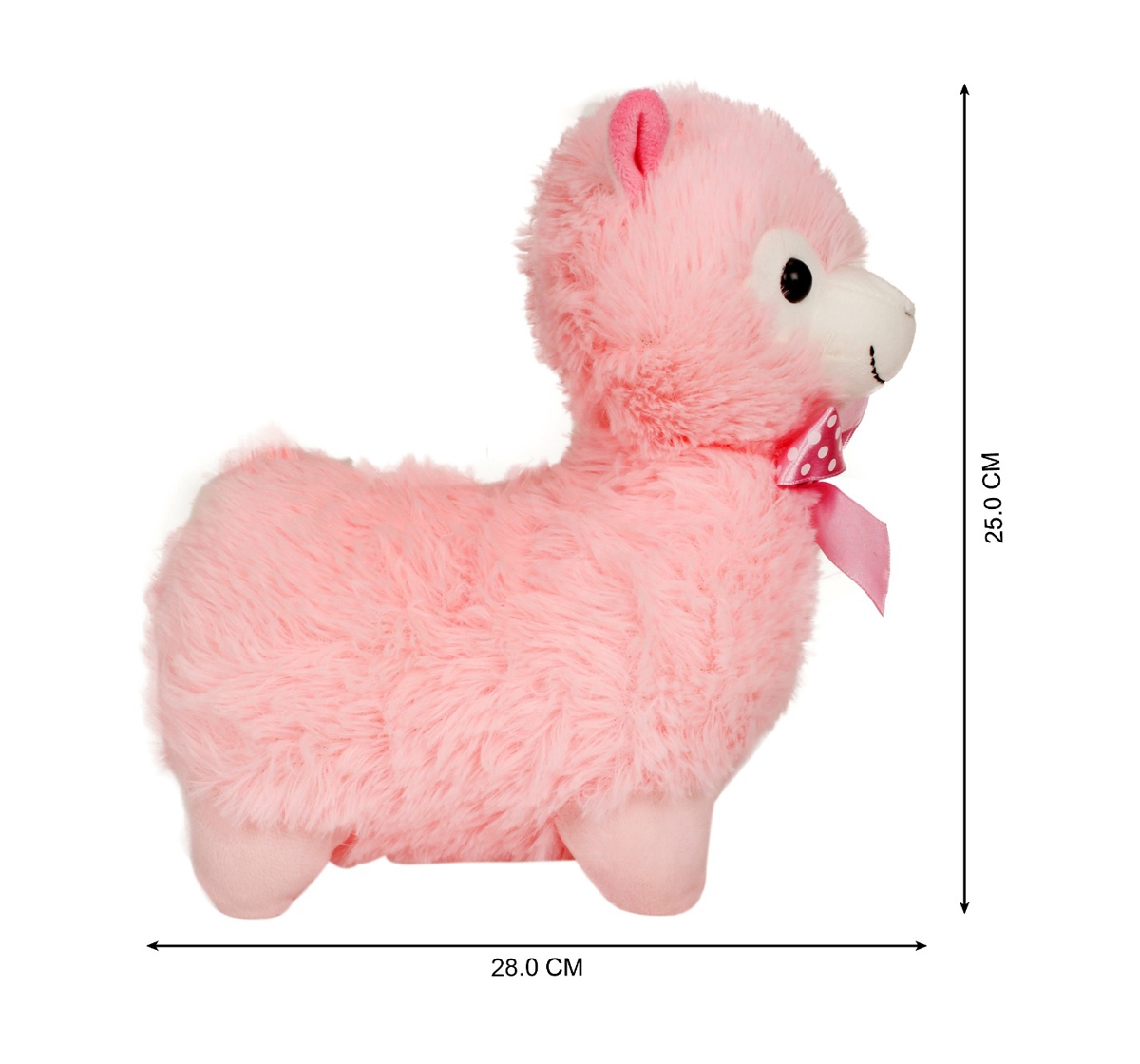 Fuzzbuzz | Fuzzbuzz Llama Stuffed Plush Toy - Pink - 28Cm Quirky Soft Toys for Kids age 0M+ - 28 Cm (Pink) 2