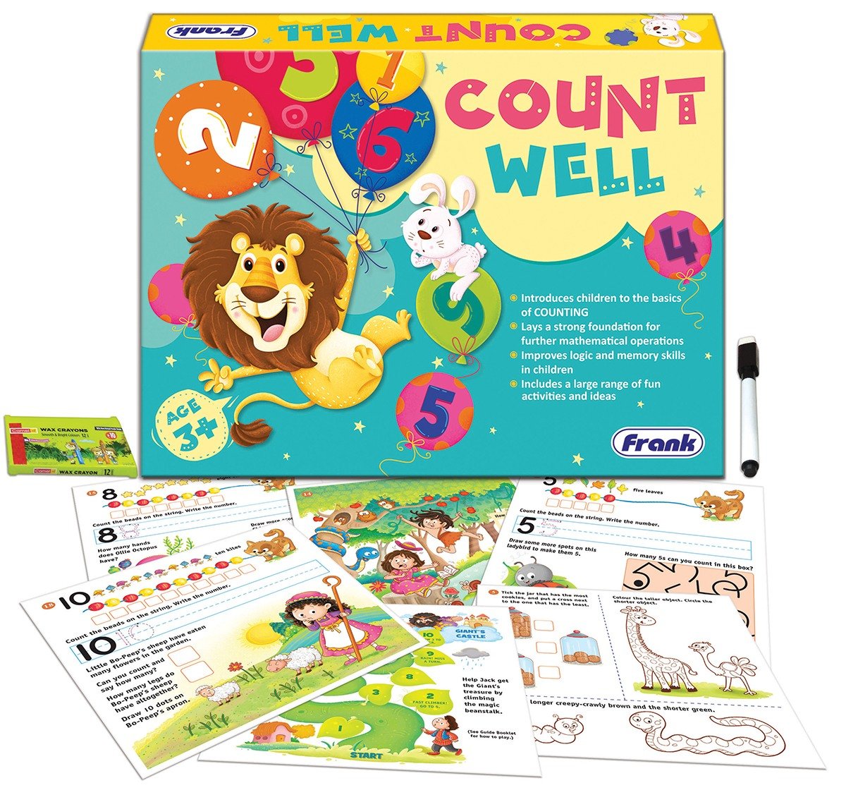 Frank Count Well Puzzles for Kids age 3Y+