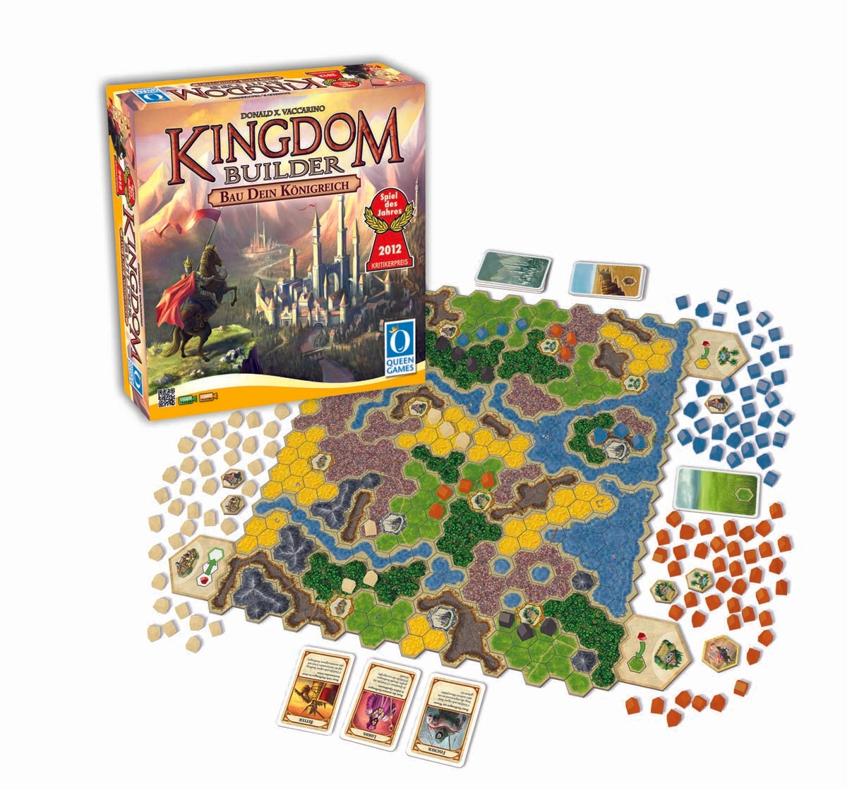 Queen Games | Queen Games Kingdom Builder Board Games for Kids Age 8Y+ 2