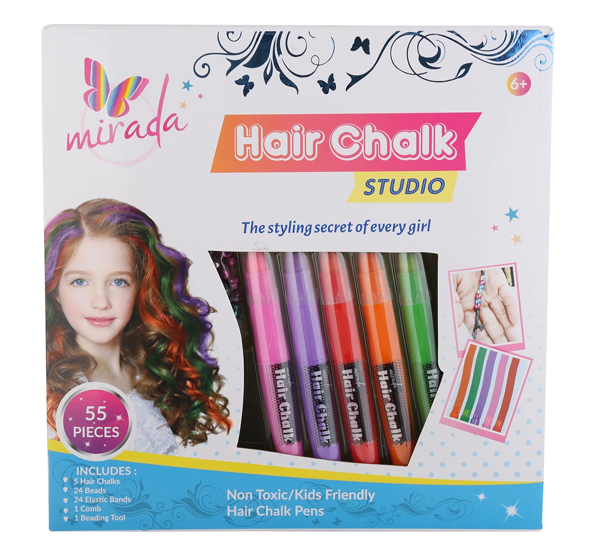 Mirada Hair chalk studio Multicolor 6Y+