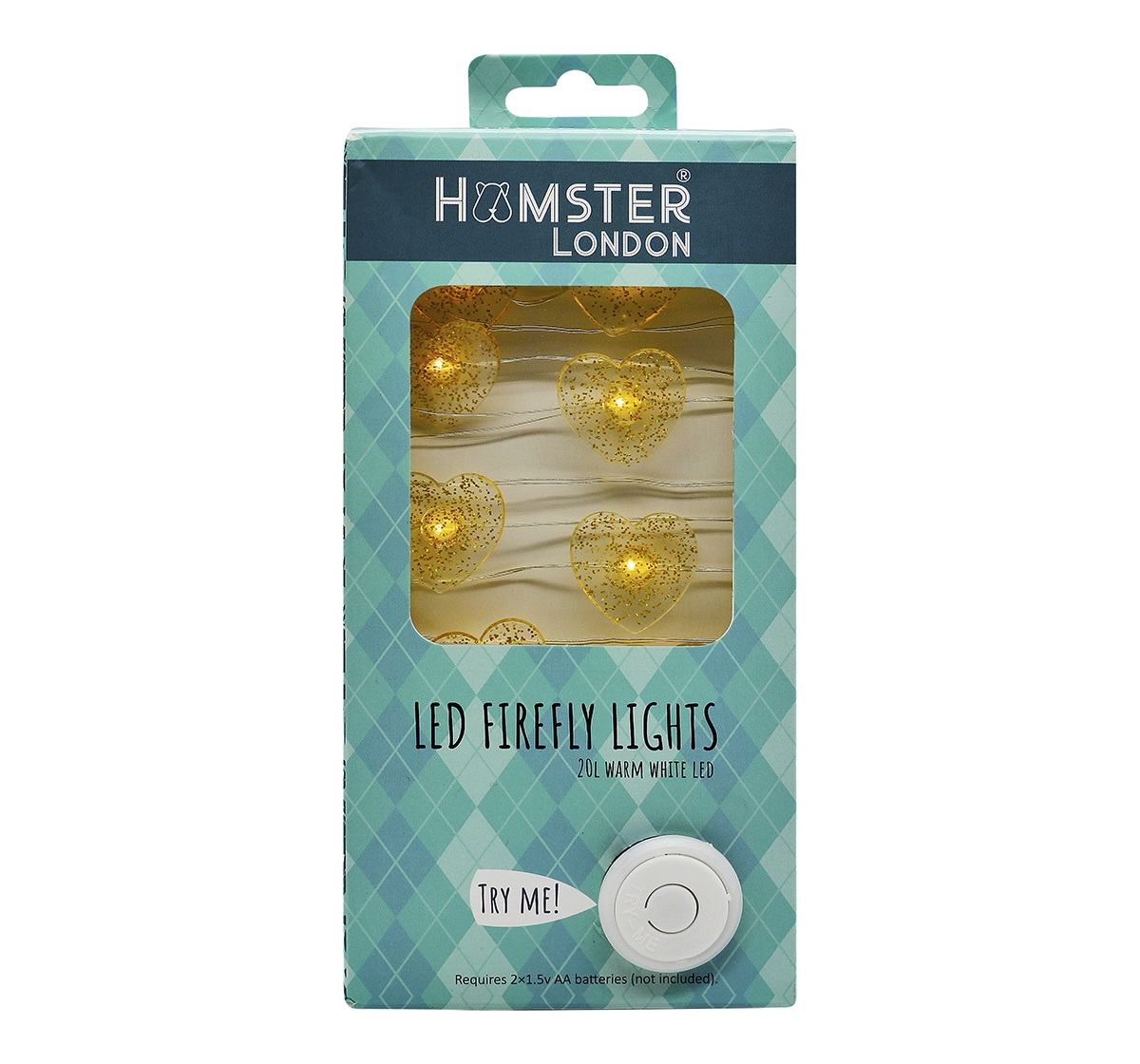 Hamster London | Hamster London Decorative Glitter Heart String Light for Kids age 3Y+ 1