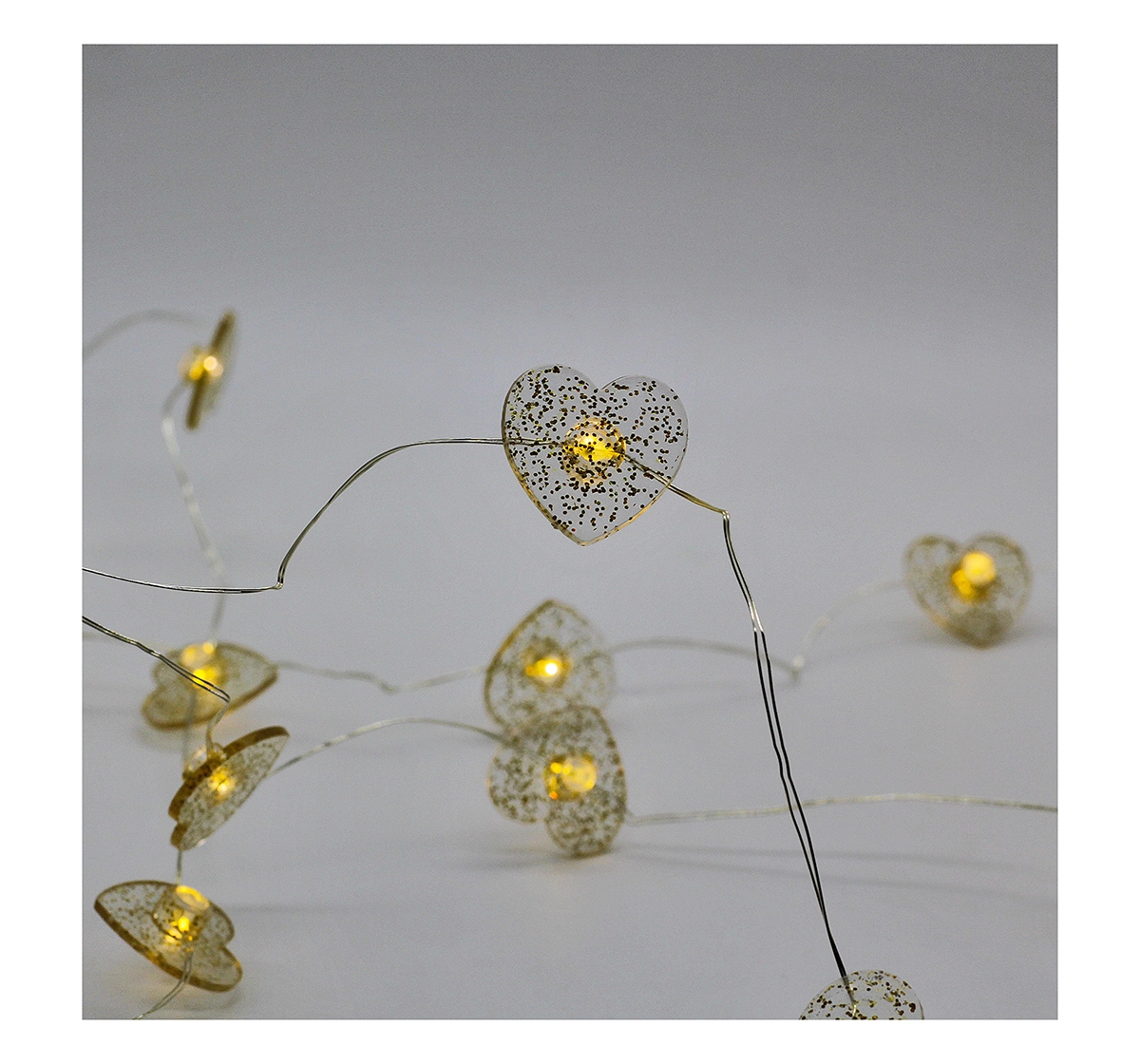 Hamster London | Hamster London Decorative Glitter Heart String Light for Kids age 3Y+ 4