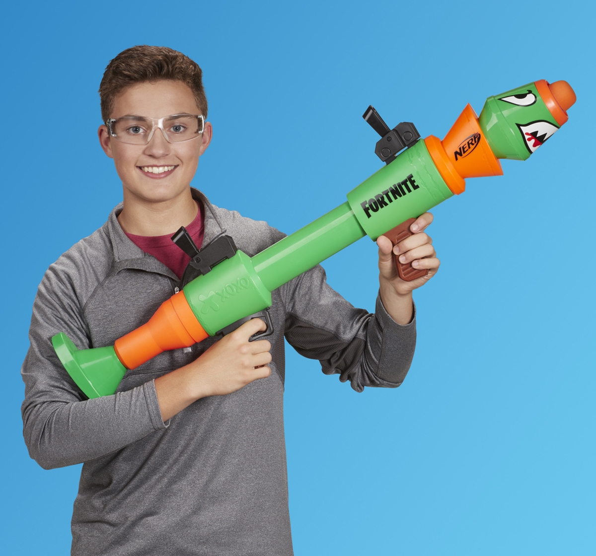 Nerf | Nerf Fortnite RL Blaster Fires Foam Rockets for kids 8Y+, Multicolour 5
