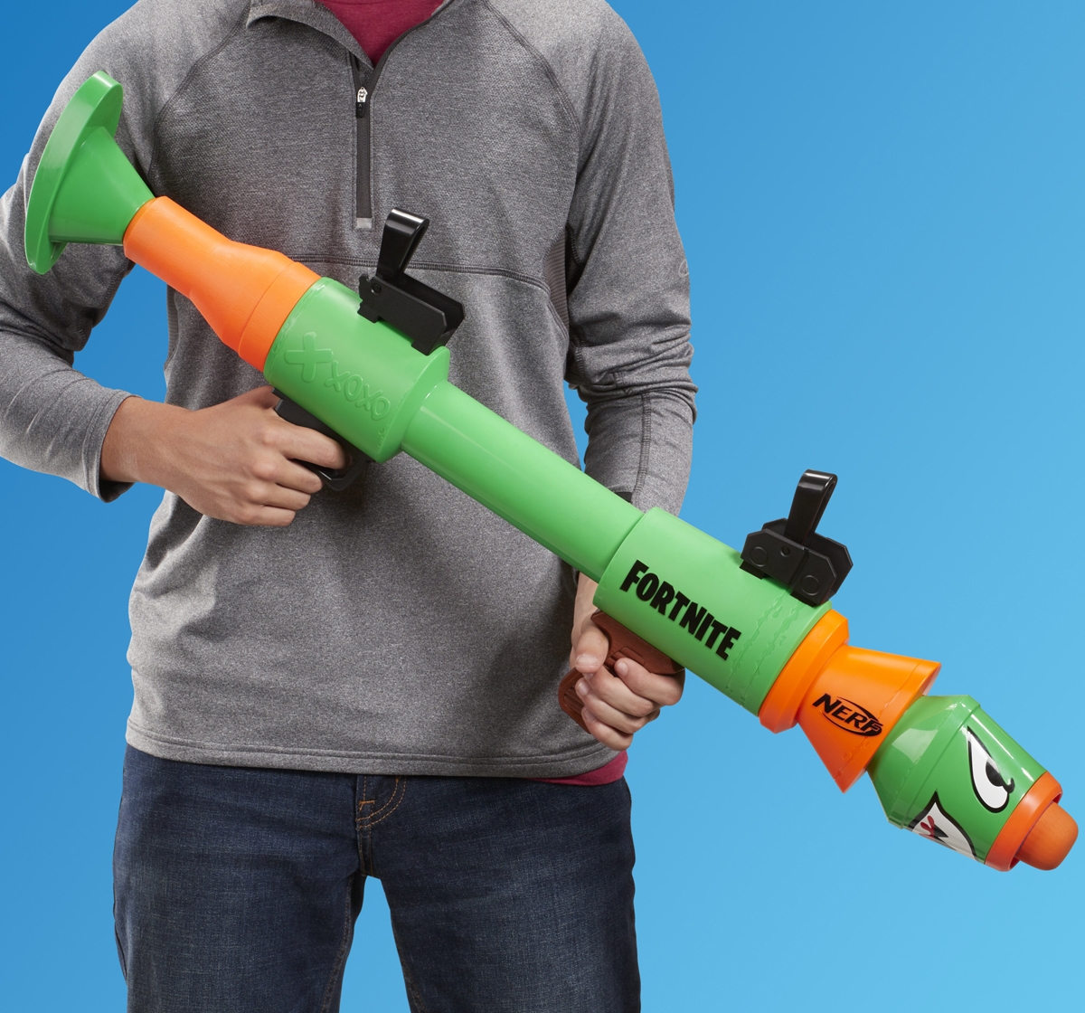 Nerf | Nerf Fortnite RL Blaster Fires Foam Rockets for kids 8Y+, Multicolour 3