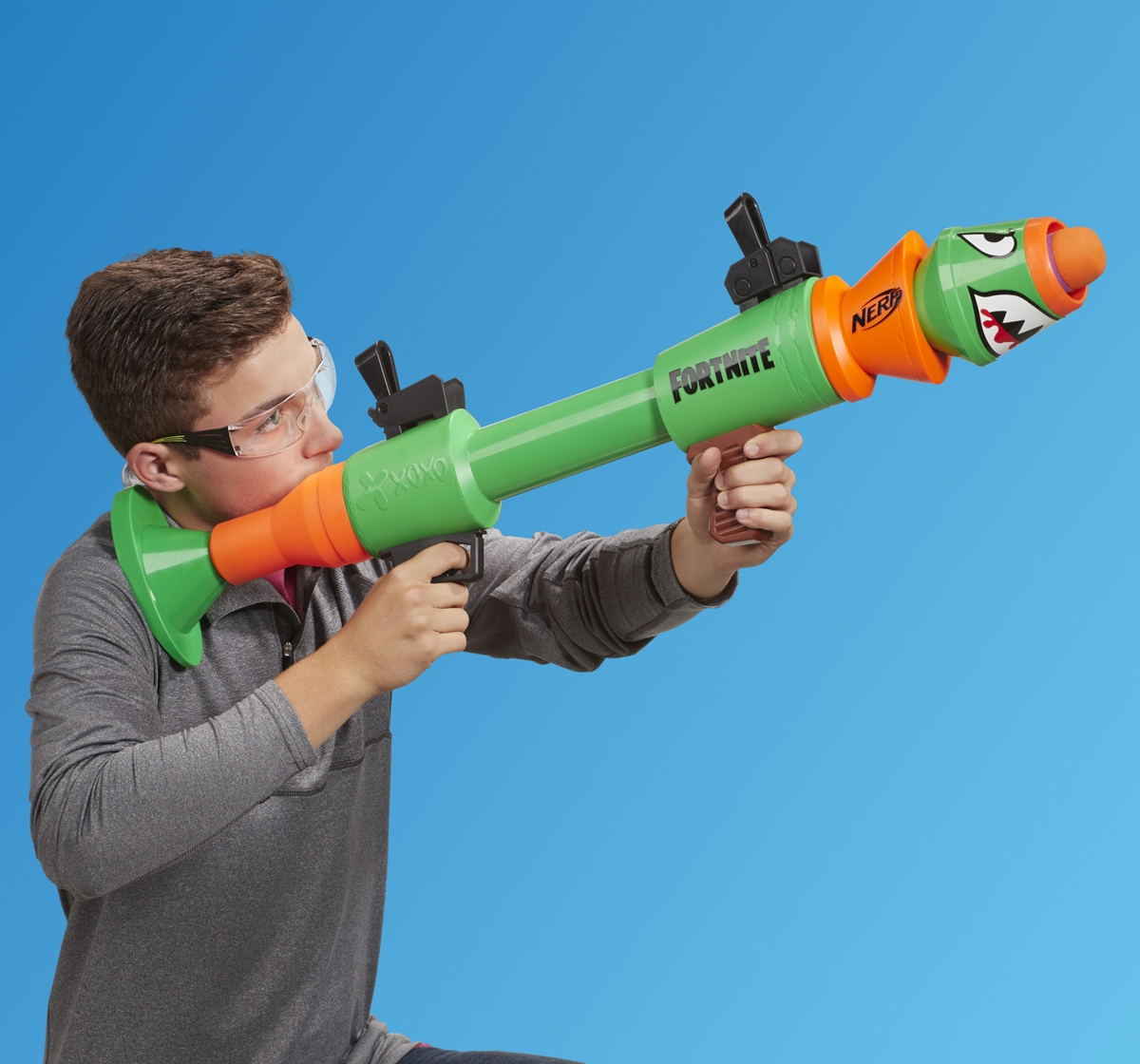 Nerf | Nerf Fortnite RL Blaster Fires Foam Rockets for kids 8Y+, Multicolour 6