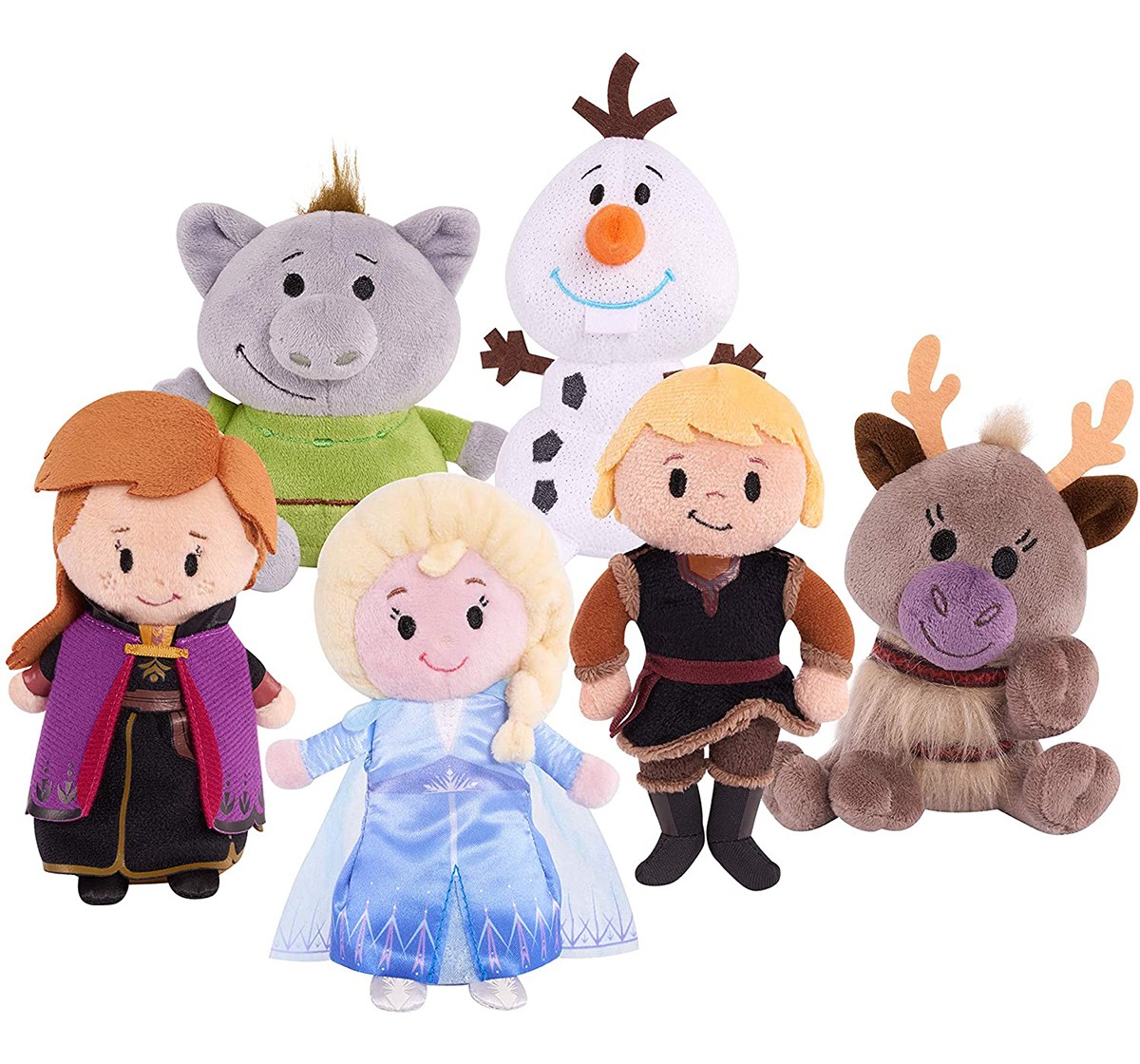 Disney Frozen2 Stylized Plush Collector Set Character Soft Toys for Girls age 3Y+ - 34.29 Cm