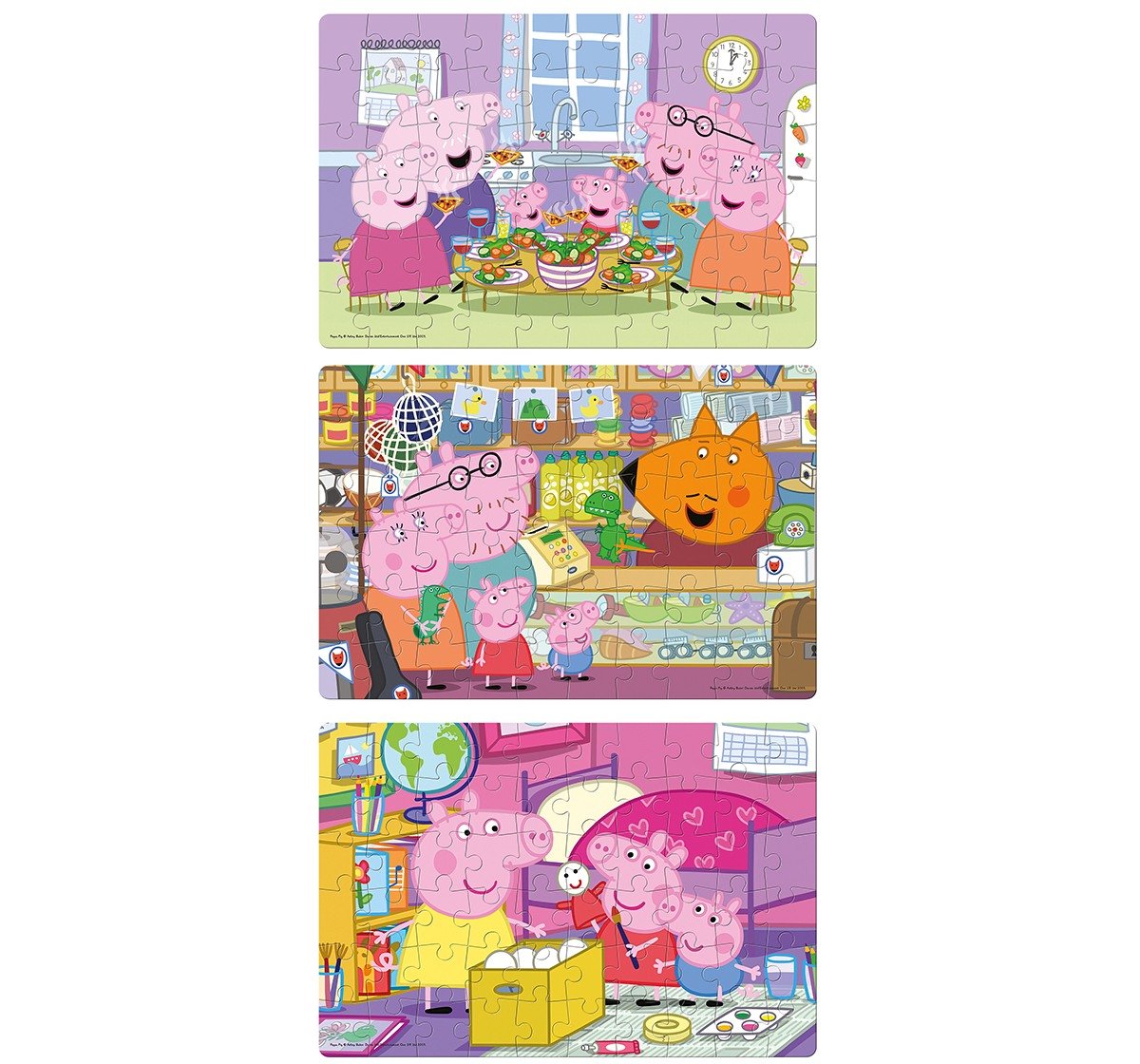 Frank Peppa Pig Puzzle Pack for Kids age 5Y+