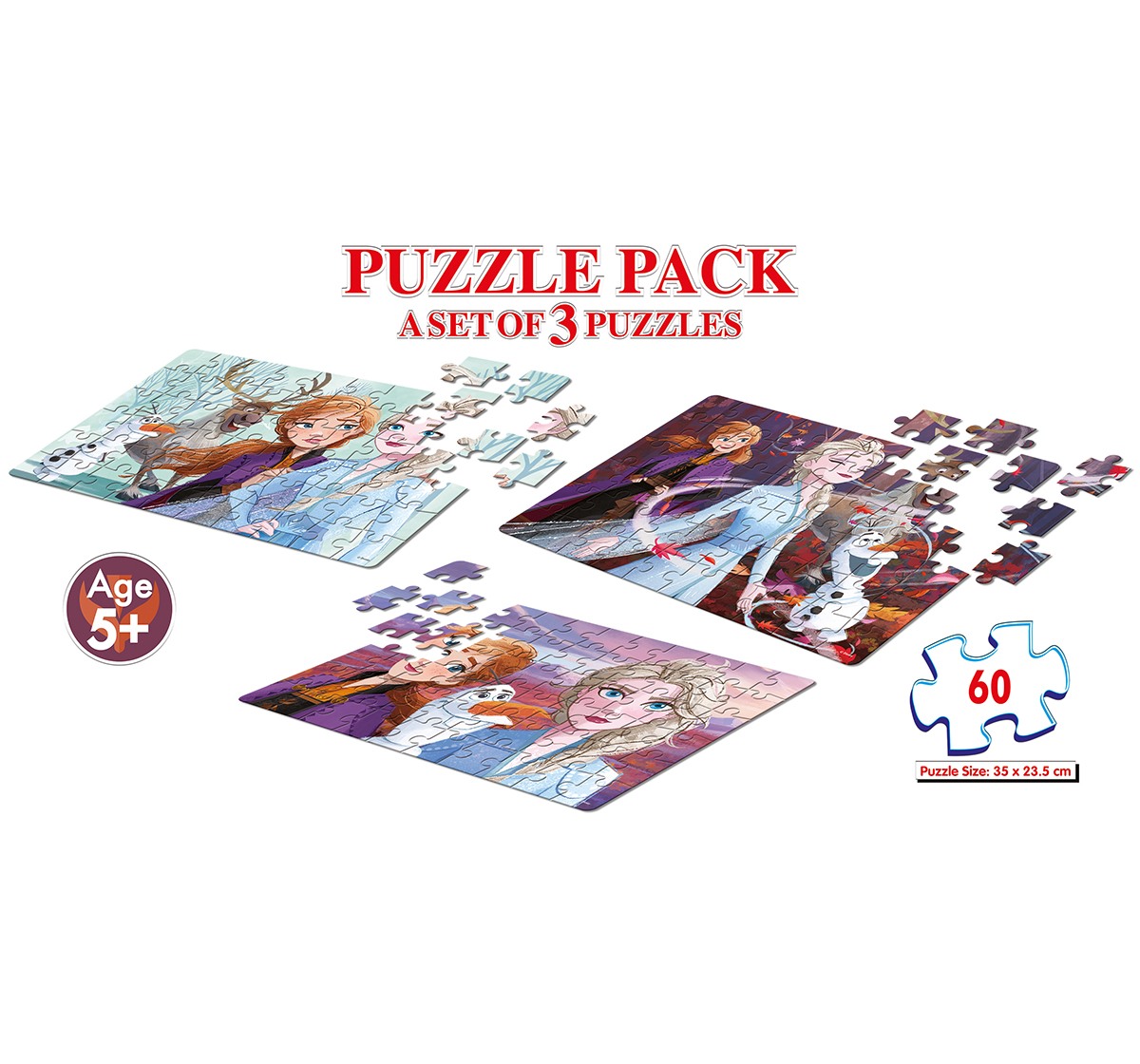 Frank Frozen II Puzzle  for Girls age 5Y+
