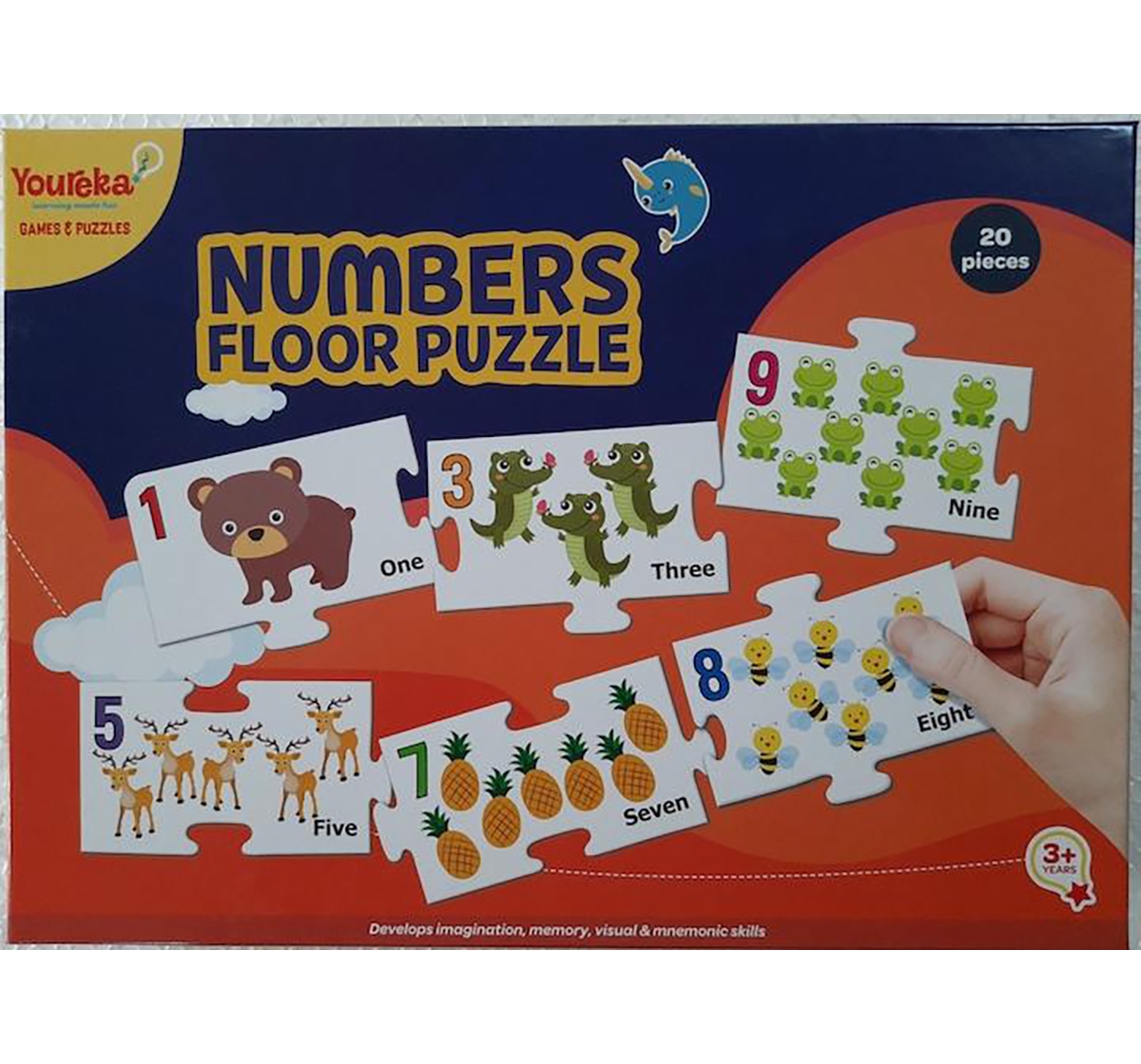 Youreka | Youreka Numbers Floor Puzzle for Kids age 3Y+  0