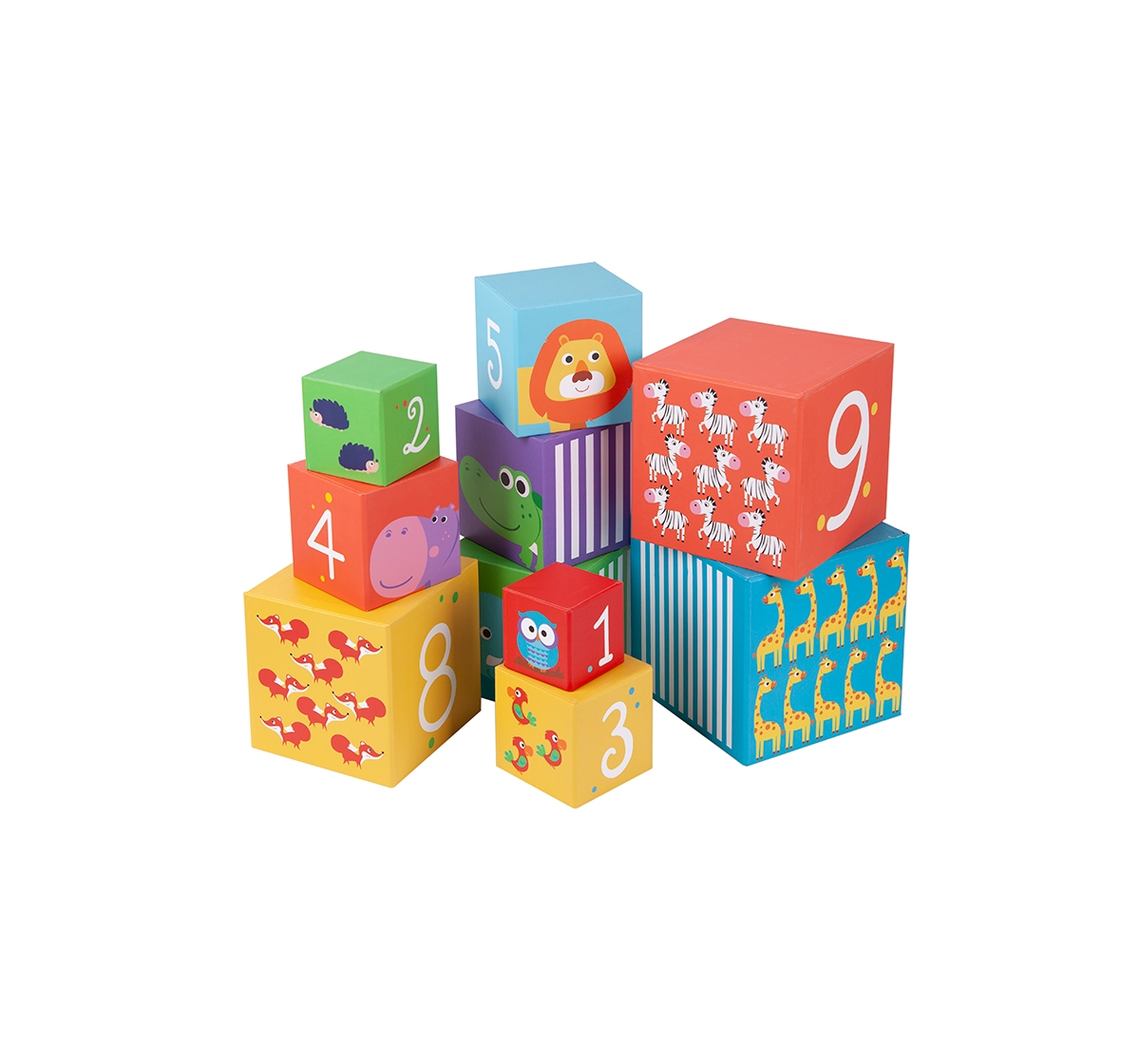 Shooting Star | Shooting Star Cardboard Stacking Cubes for Kids age 3Y+ 1