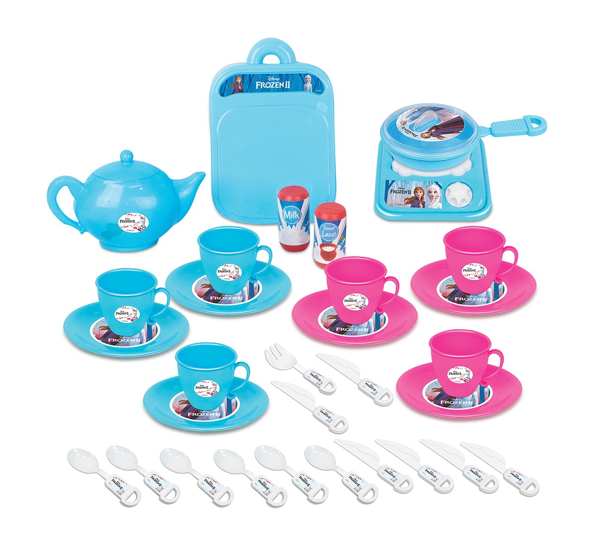 I Toys Disney Frozen 2 Tea Party Set for Kids Kitchen Sets & Appliances for Kids Age 3Y+